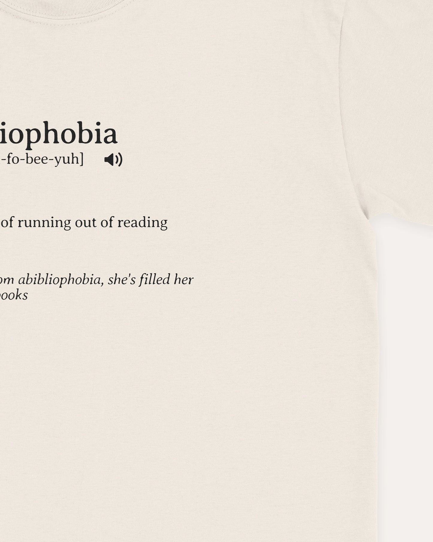 Abibliophobia T‑Shirt