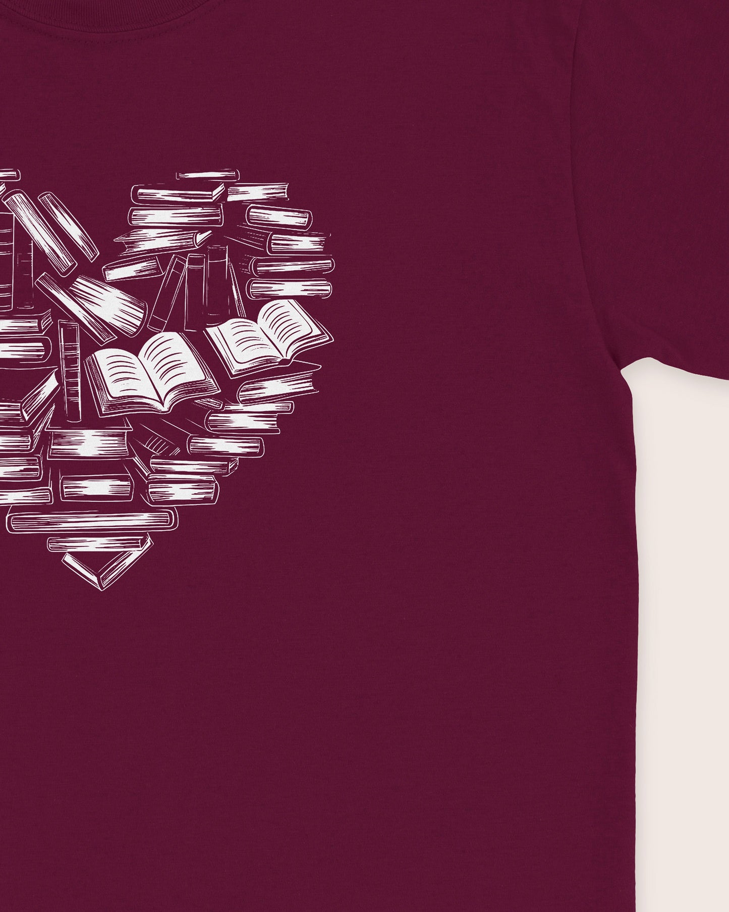 Heart Books T‑Shirt