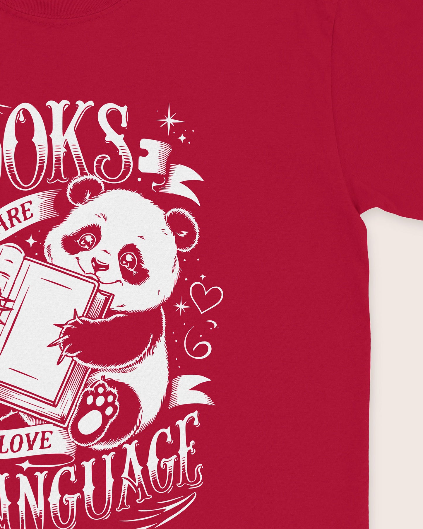 Books Are My Love Language T‑Shirt
