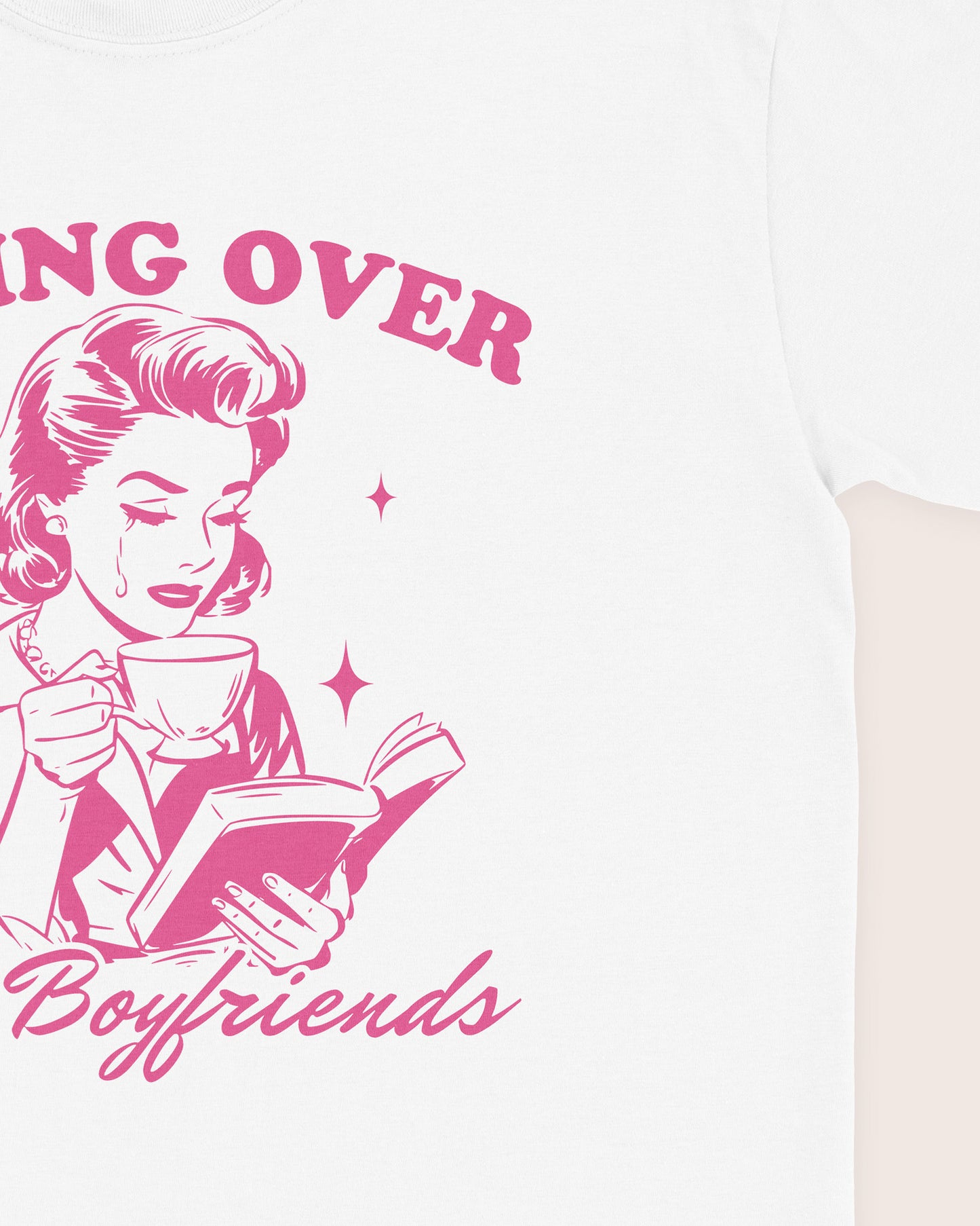 Crying Over Book Boyfriends T‑Shirt