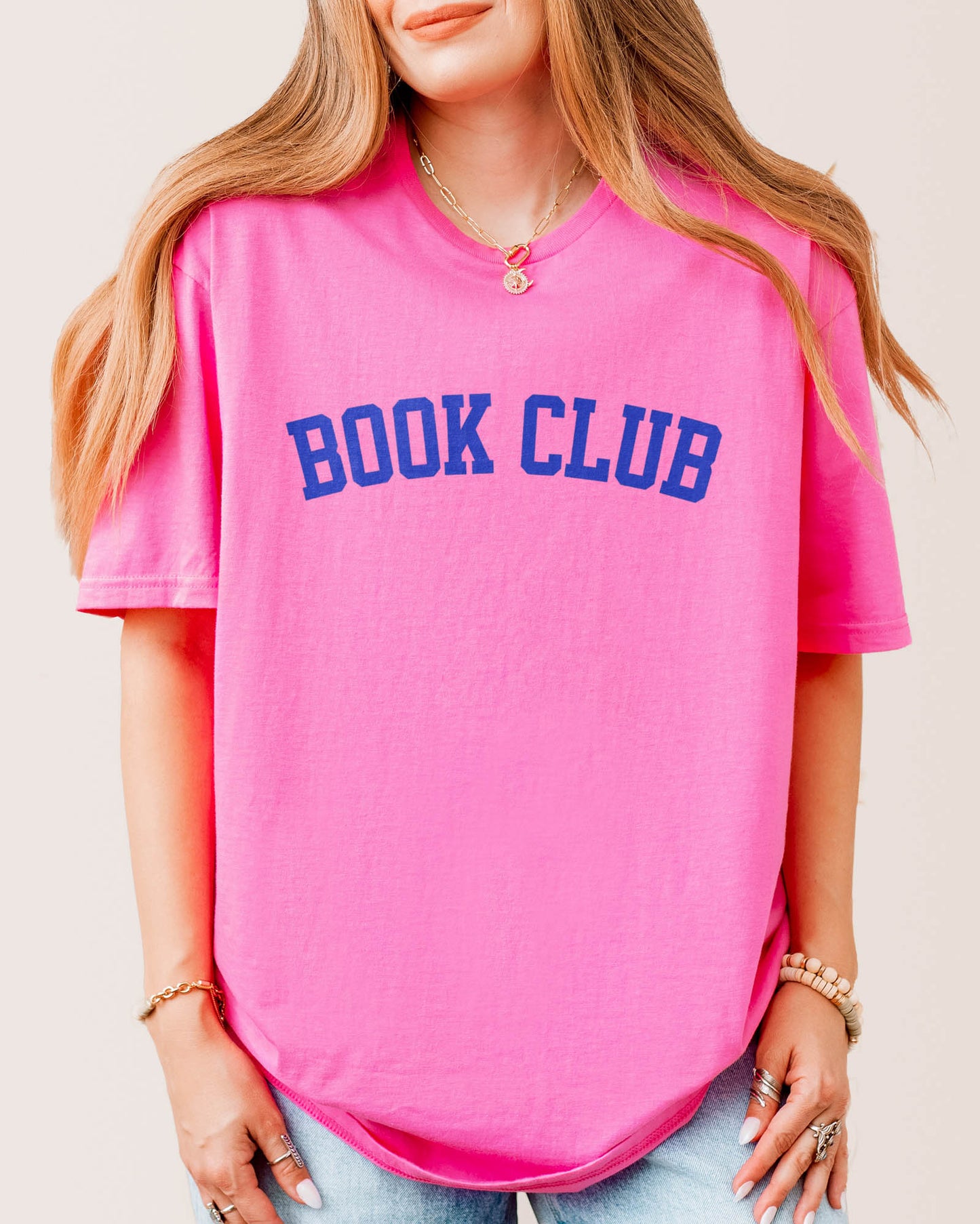 Book Club T‑Shirt Azalea