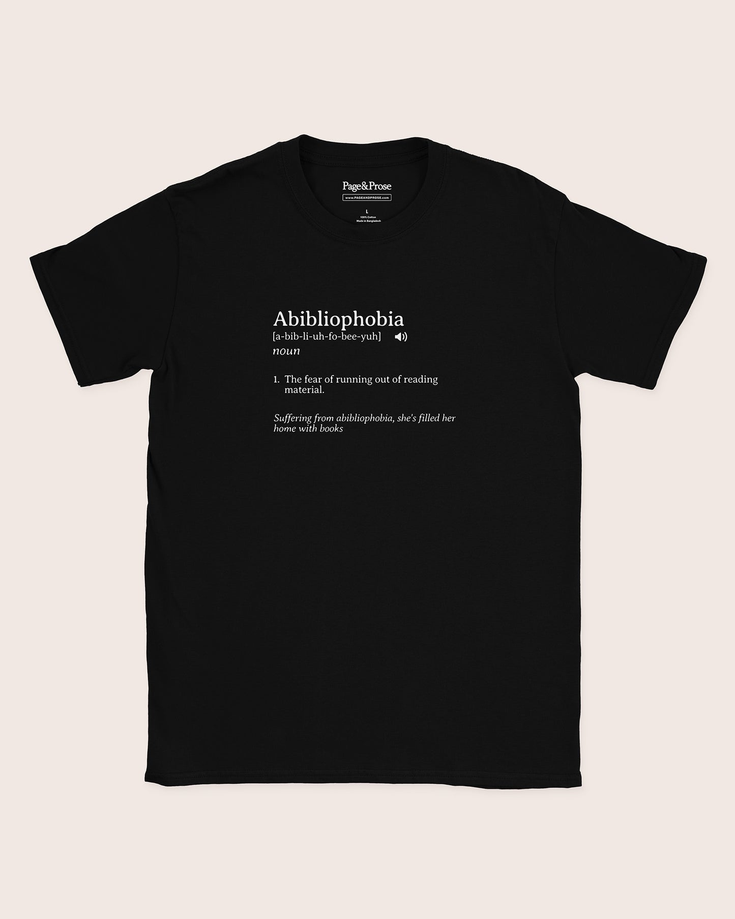 Abibliophobia T‑Shirt