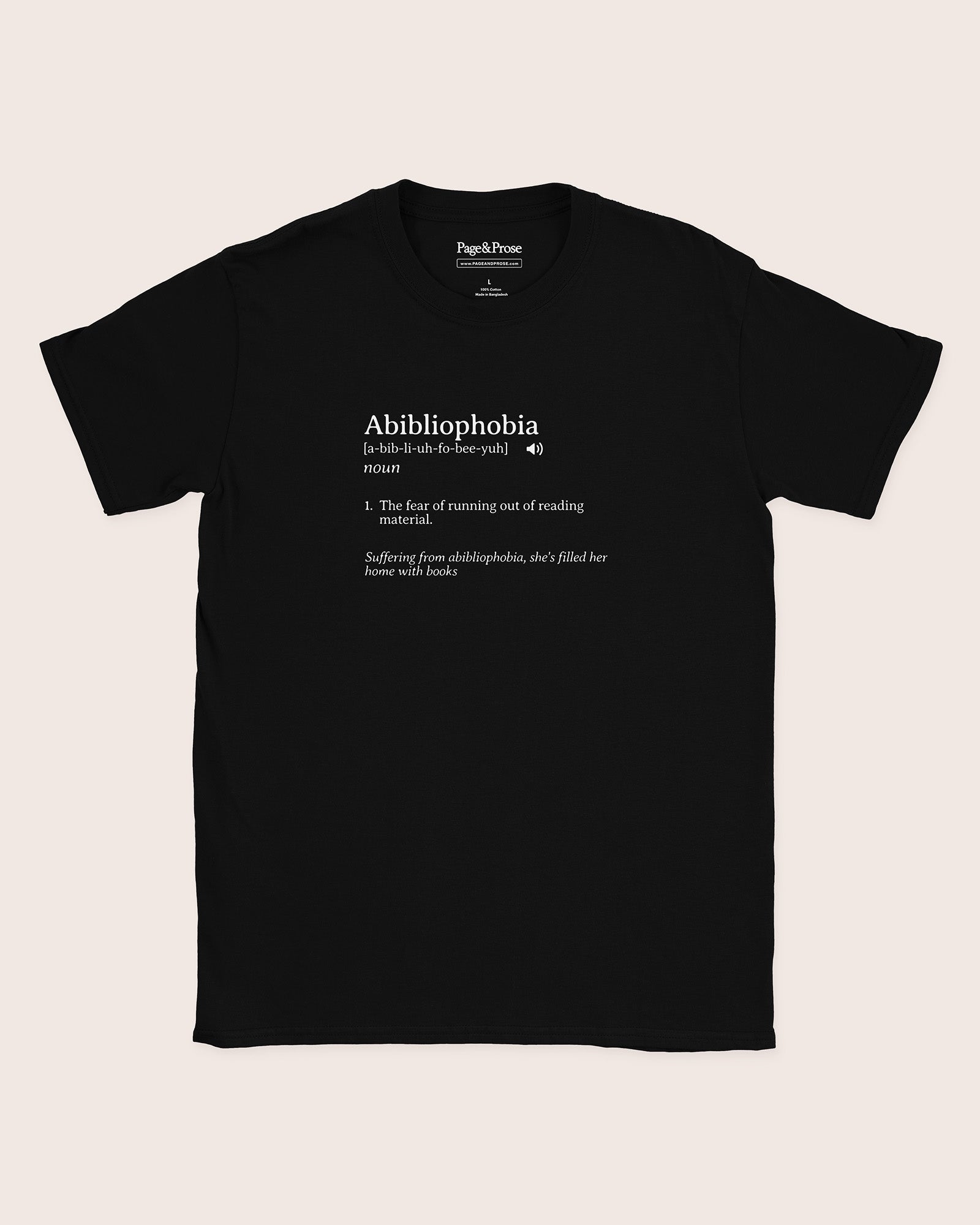 Abibliophobia T‑Shirt