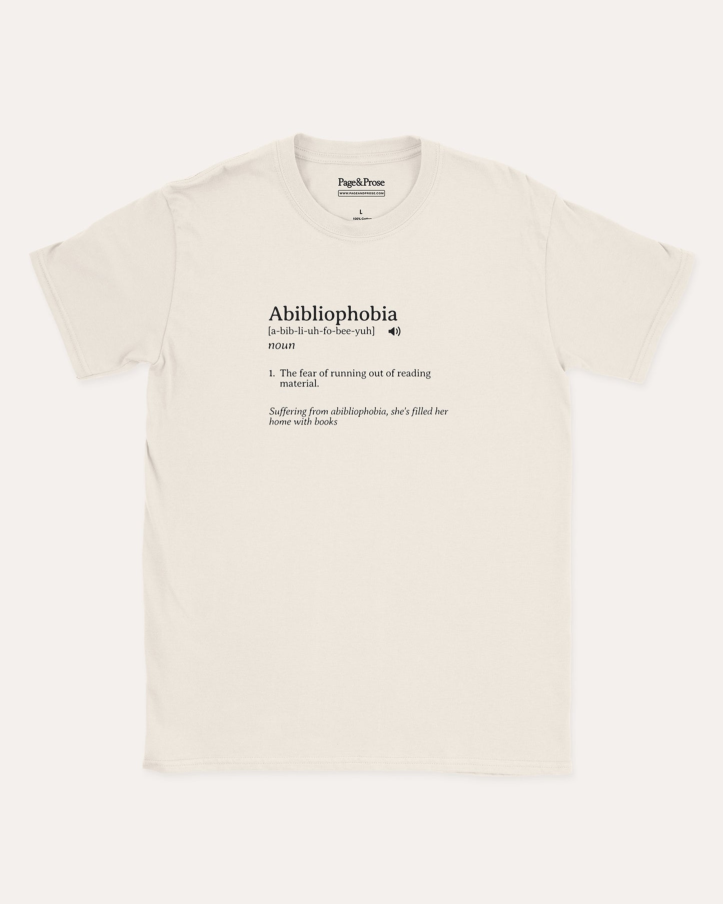 Abibliophobia T‑Shirt