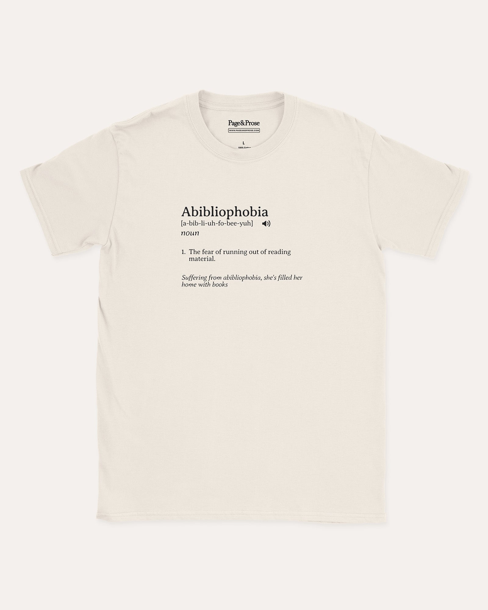 Abibliophobia T‑Shirt