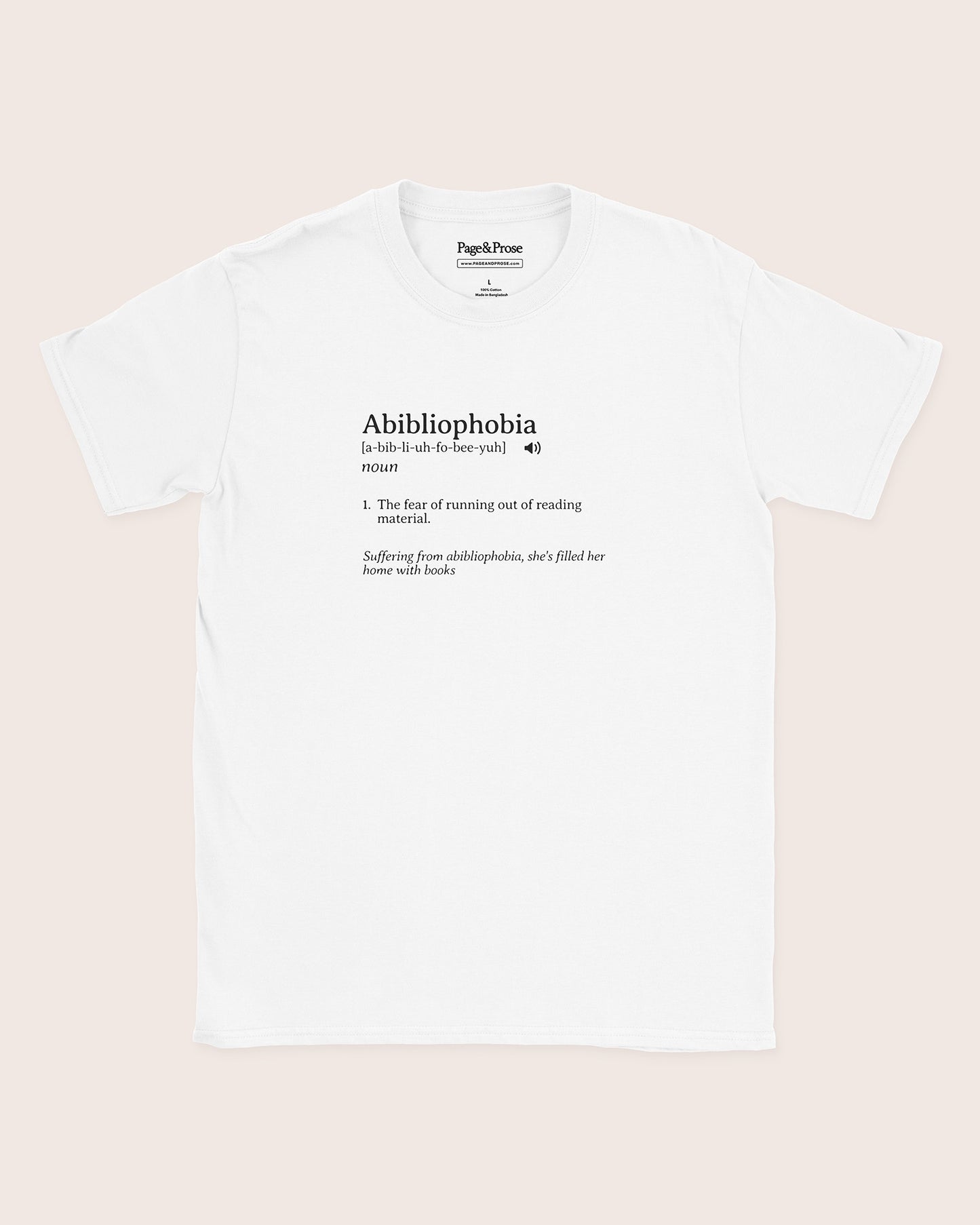 Abibliophobia T‑Shirt