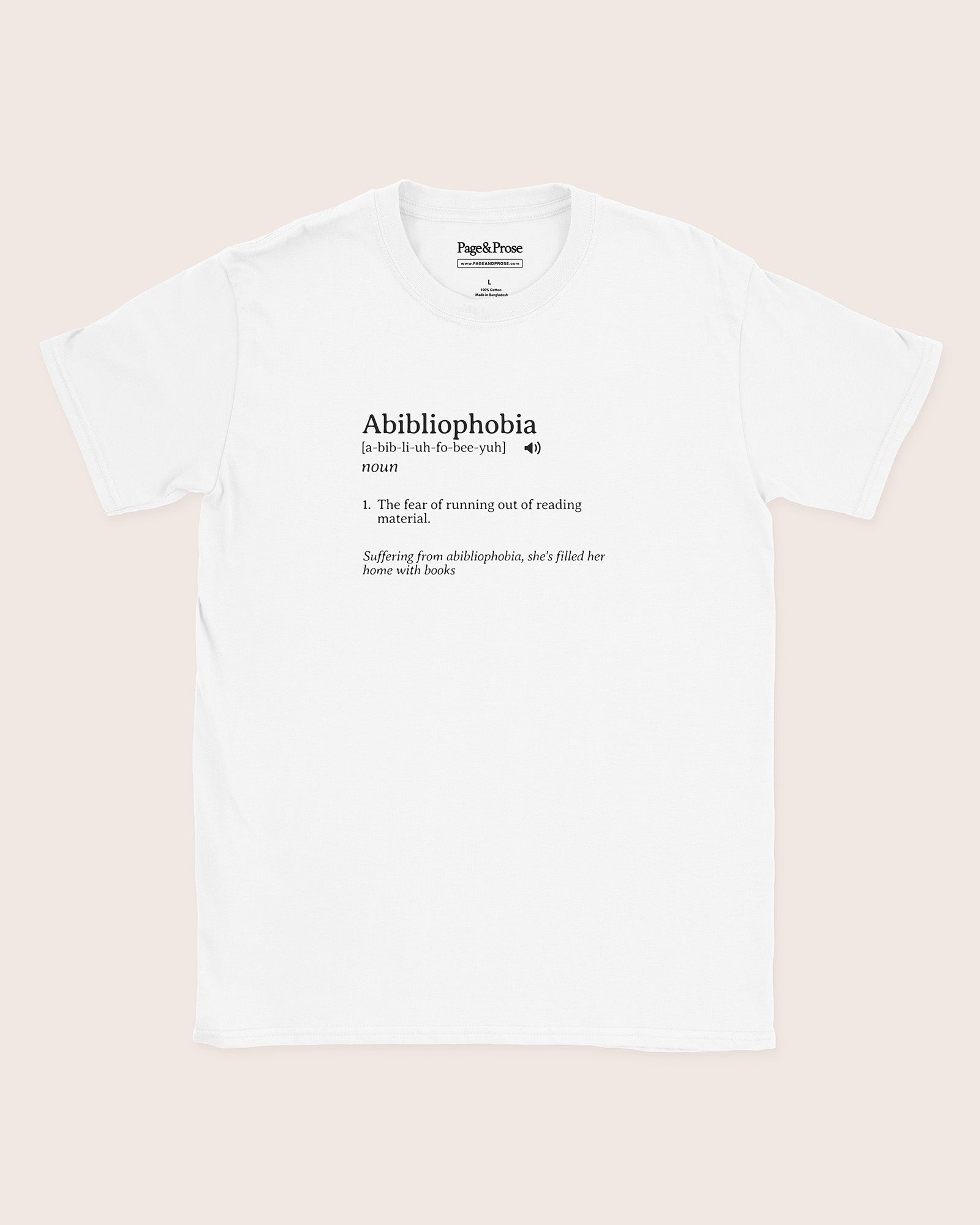 Abibliophobia T‑Shirt