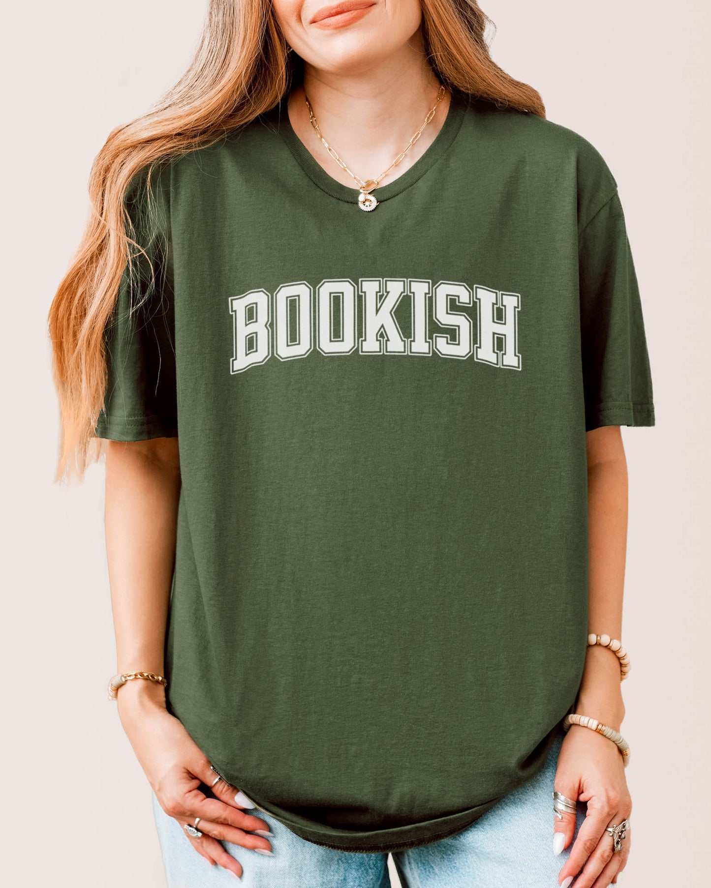 Bookish T‑Shirt Military Green