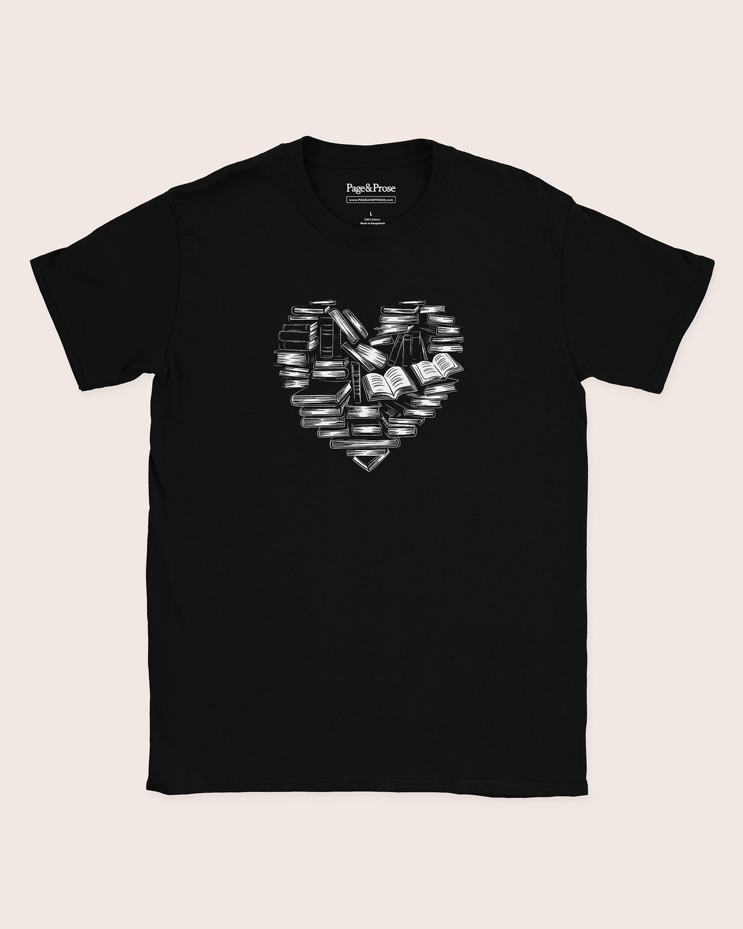 Heart Books T‑Shirt