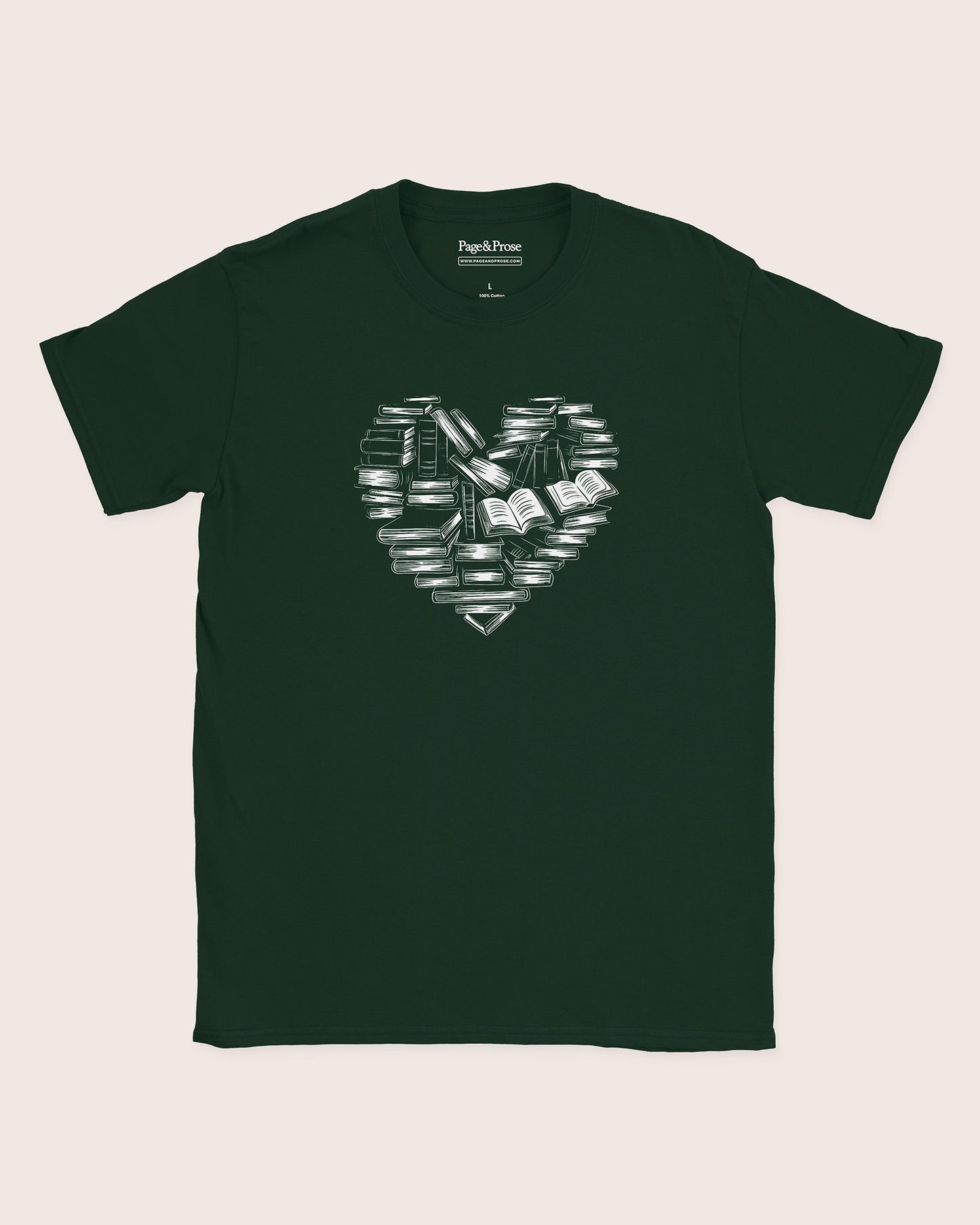 Heart Books T‑Shirt