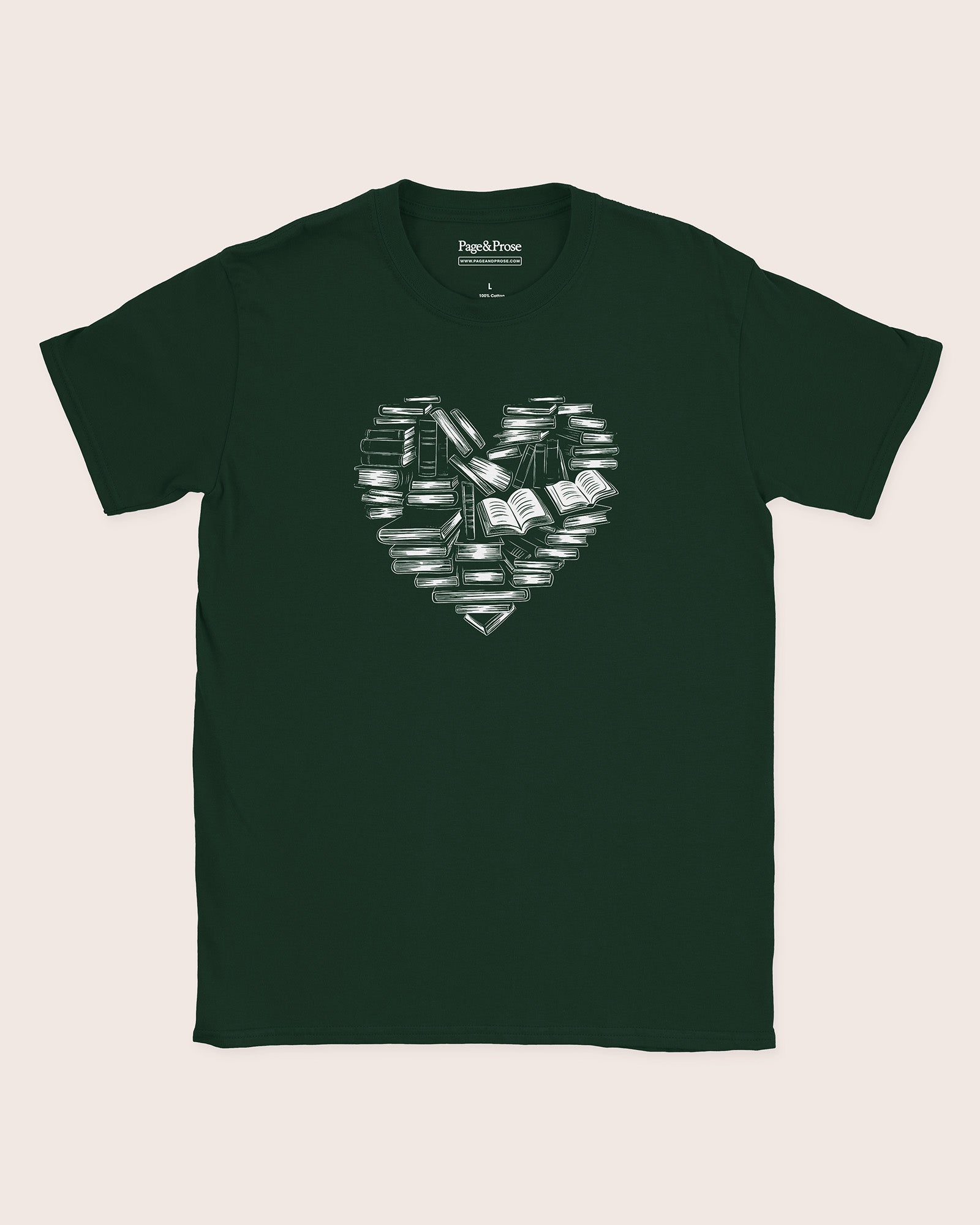 Heart Books T‑Shirt