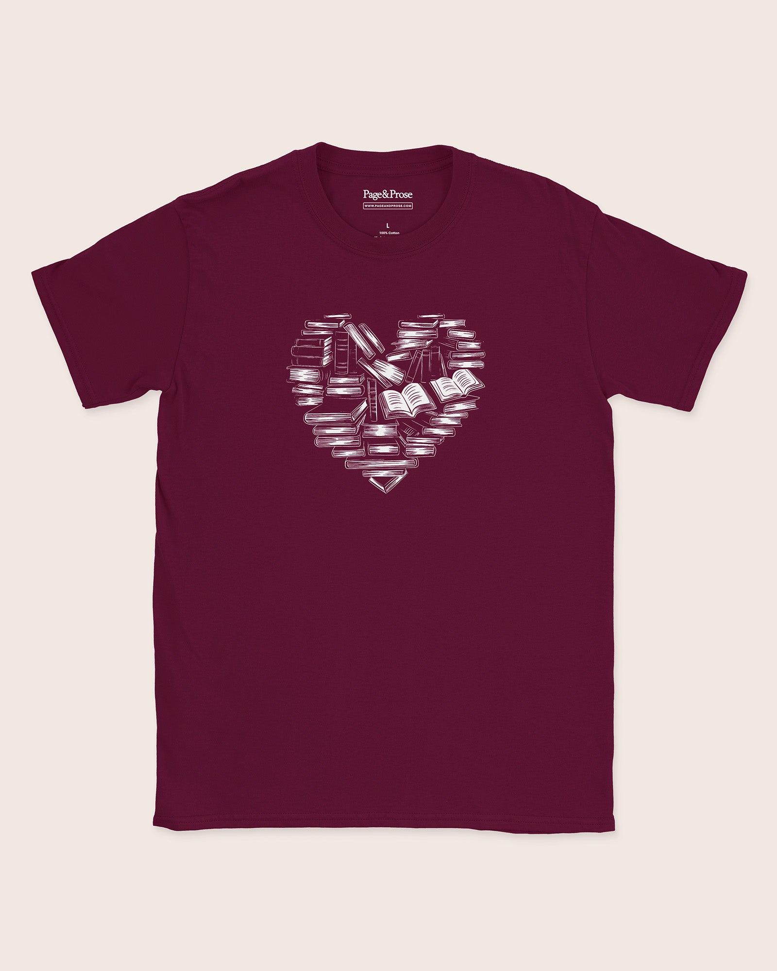 Heart Books T‑Shirt