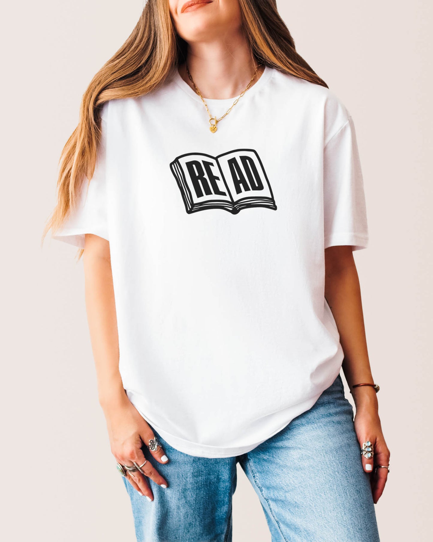 Open Book T‑Shirt White