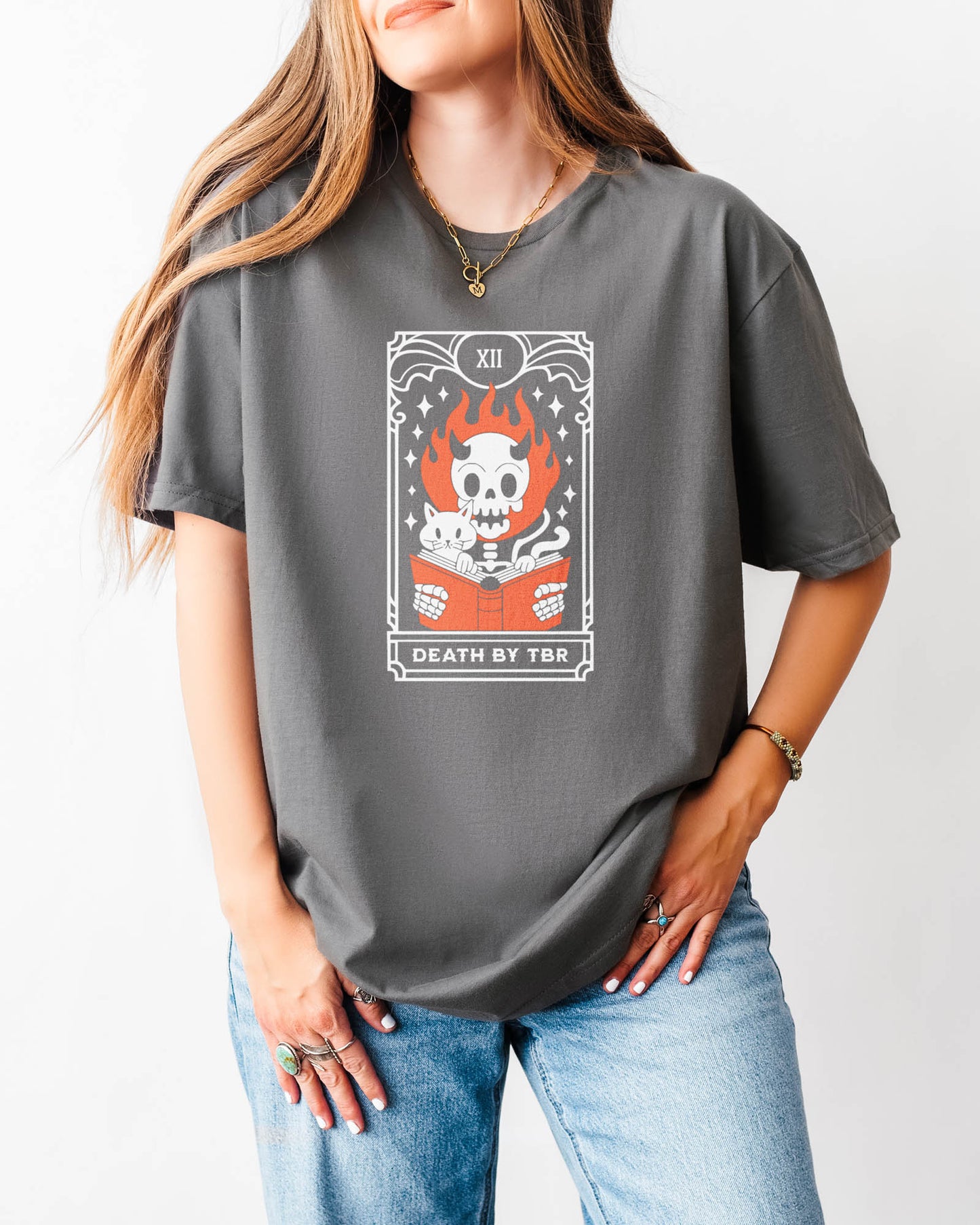 Death By TBR T‑Shirt Charcoal