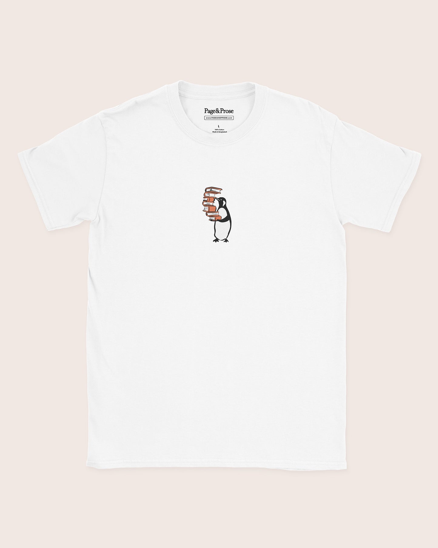 Penguin Carrying Books T‑Shirt
