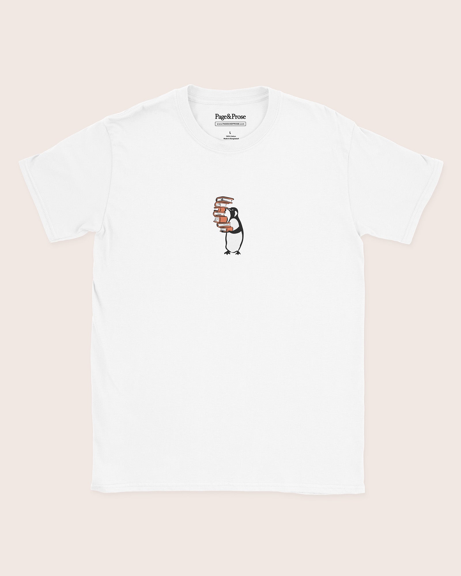 Penguin Carrying Books T‑Shirt