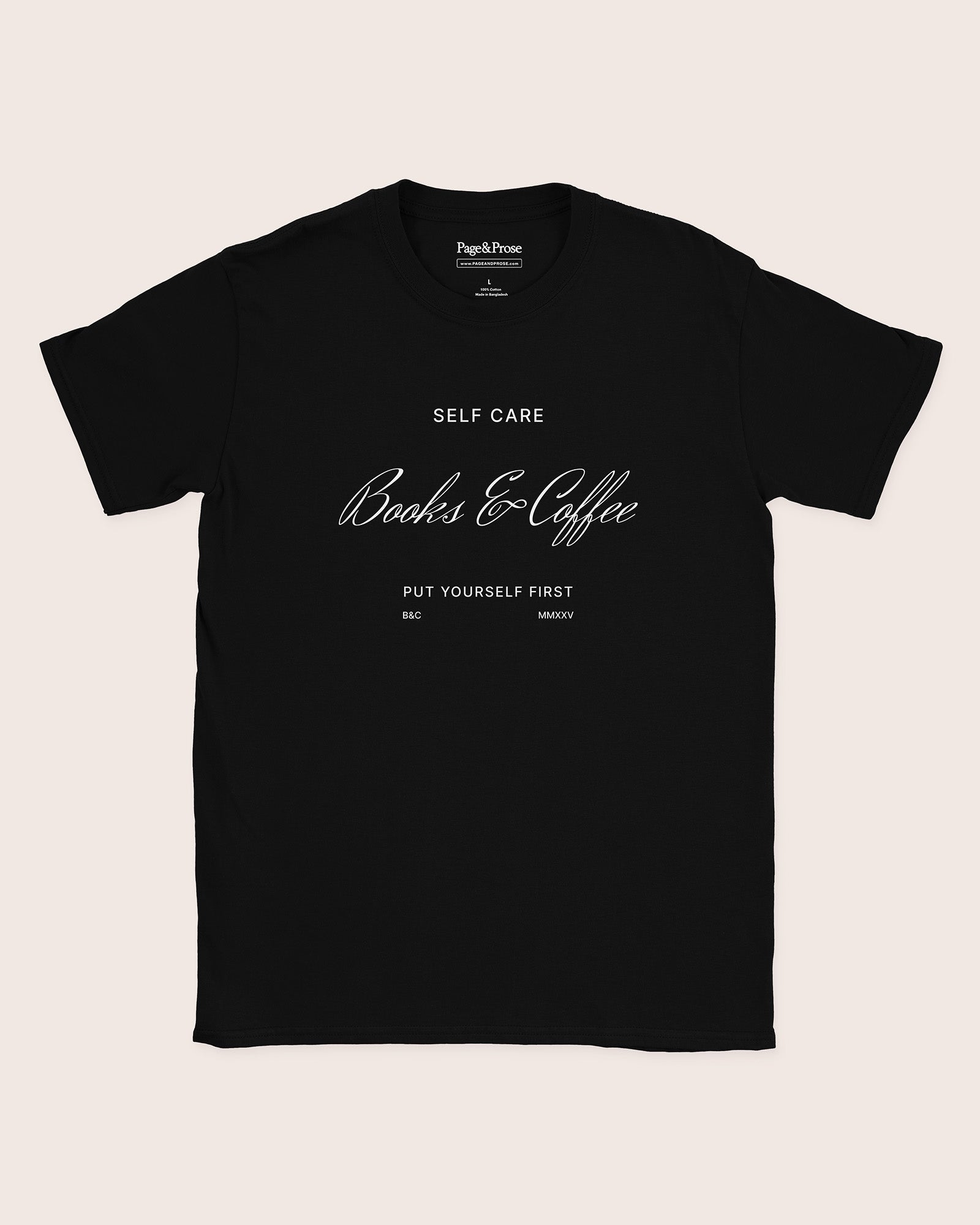 Self Care Books & Coffee T‑Shirt