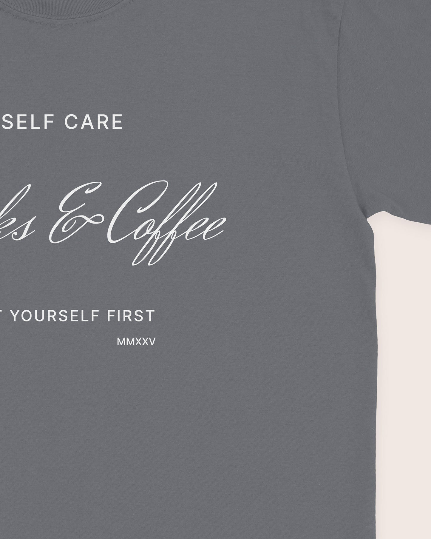 Self Care Books & Coffee T‑Shirt