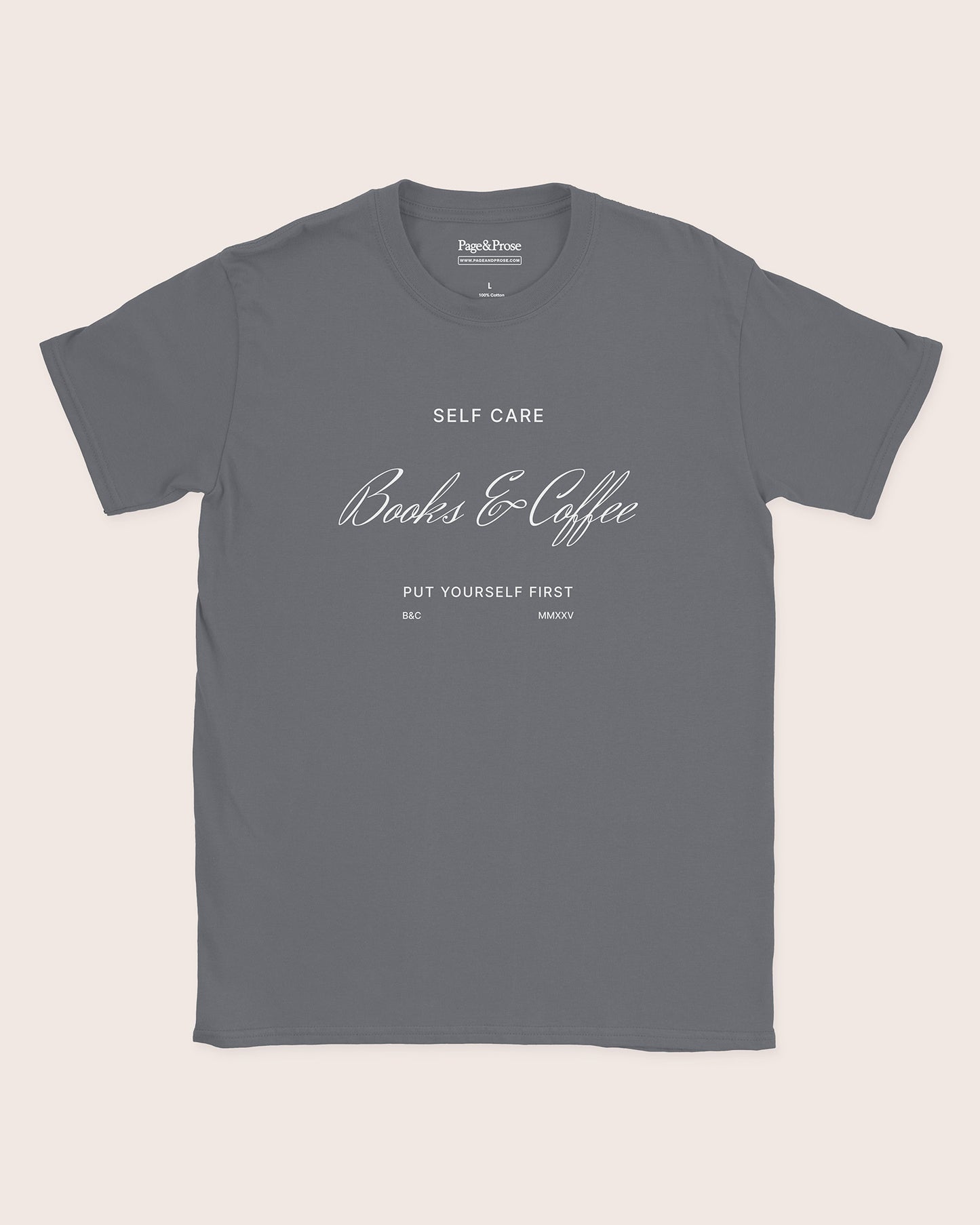 Self Care Books & Coffee T‑Shirt