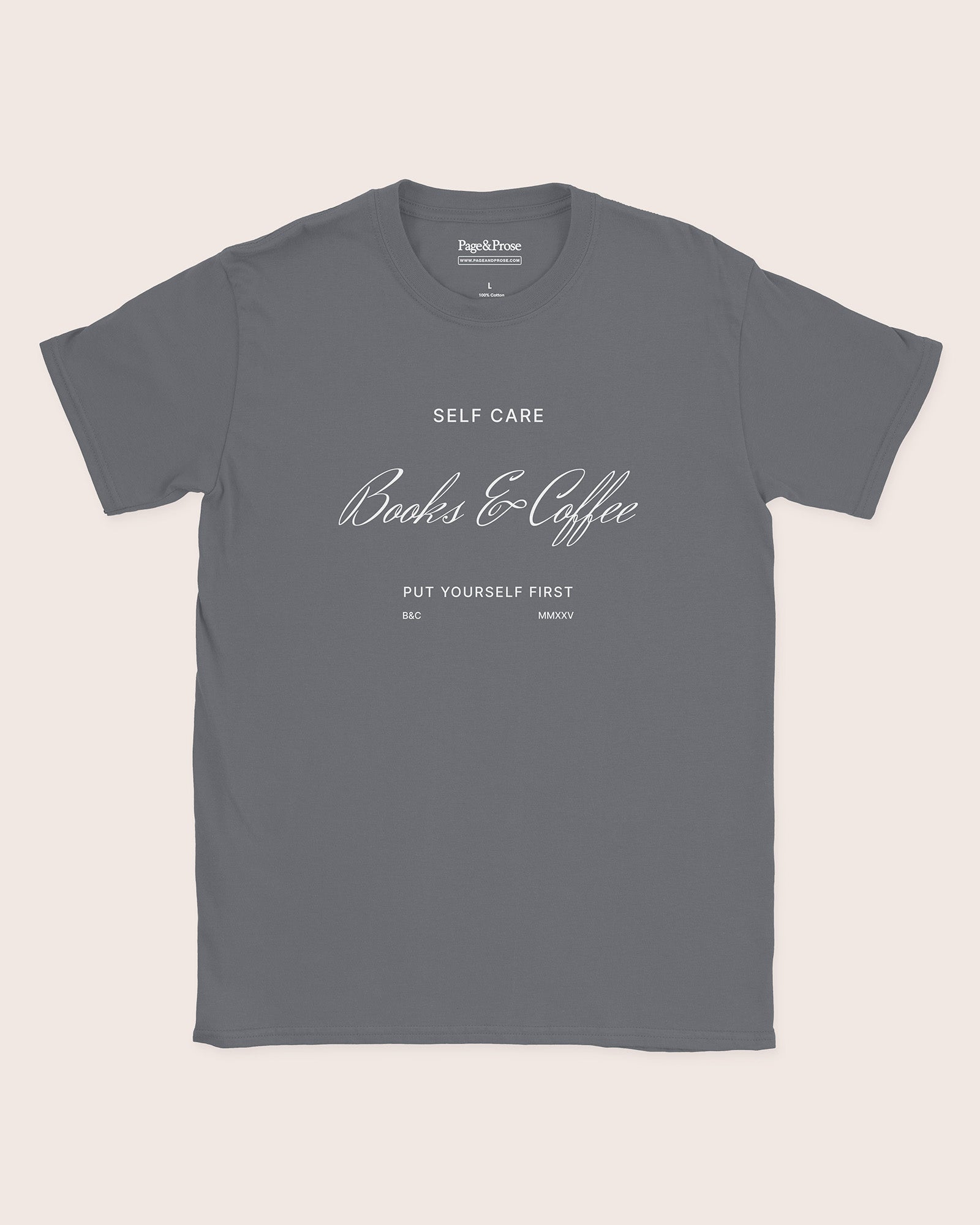 Self Care Books & Coffee T‑Shirt