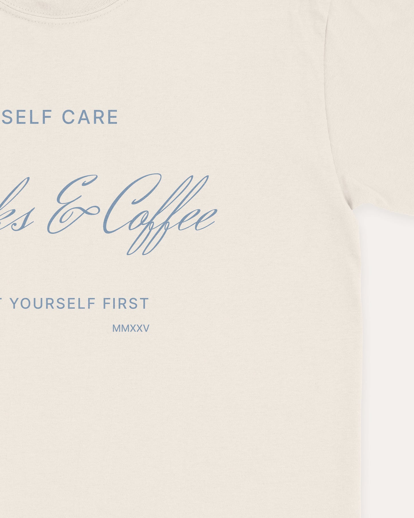 Self Care Books & Coffee T‑Shirt