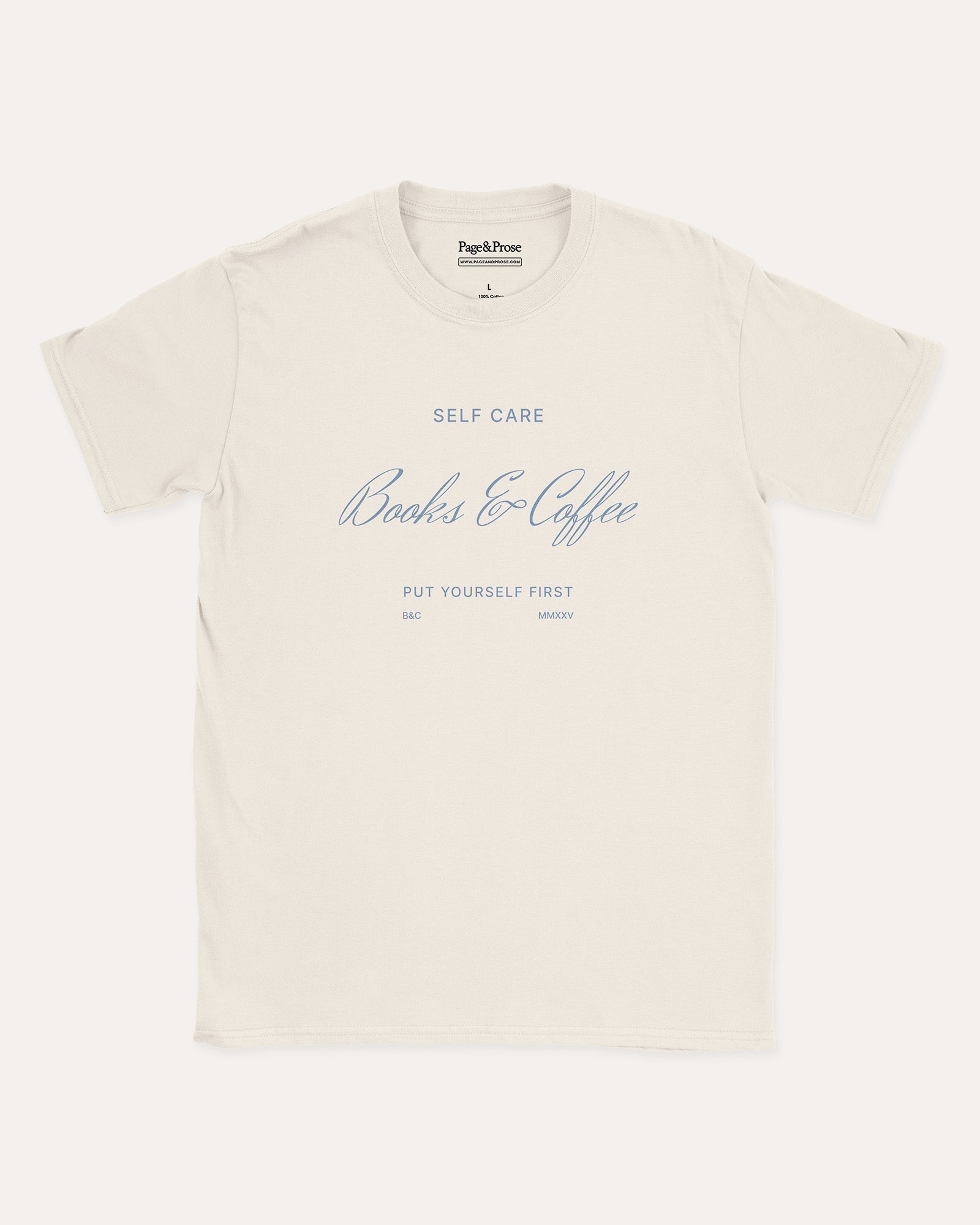 Self Care Books & Coffee T‑Shirt