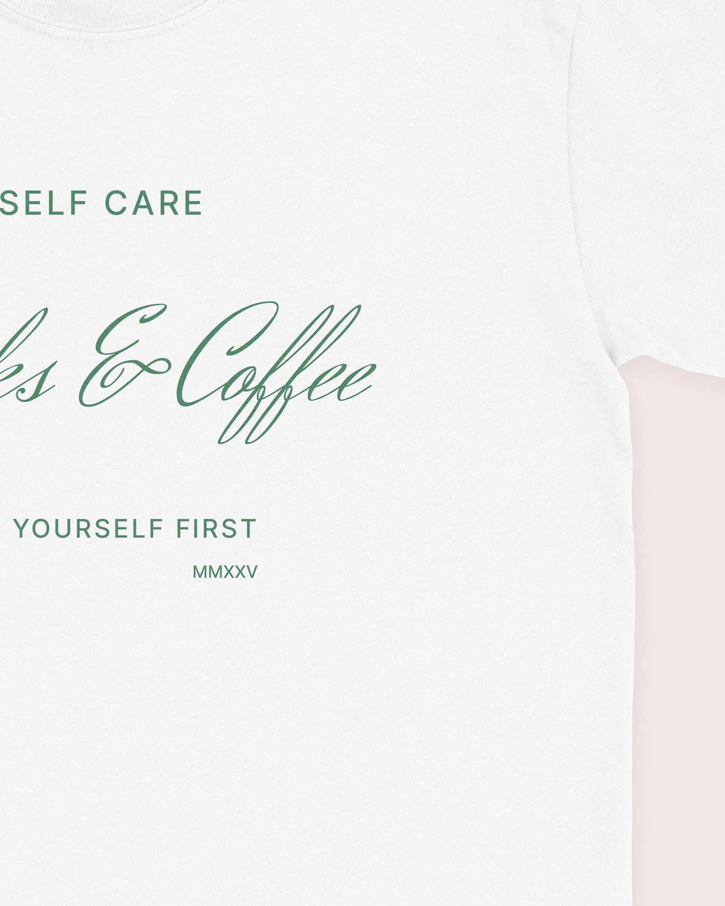 Self Care Books & Coffee T‑Shirt