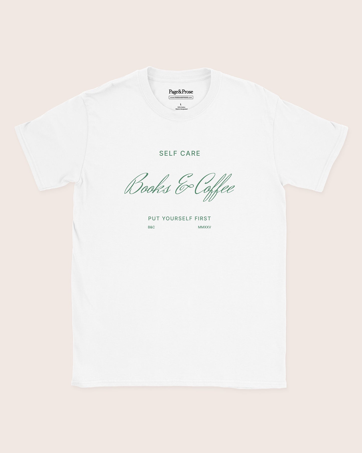 Self Care Books & Coffee T‑Shirt