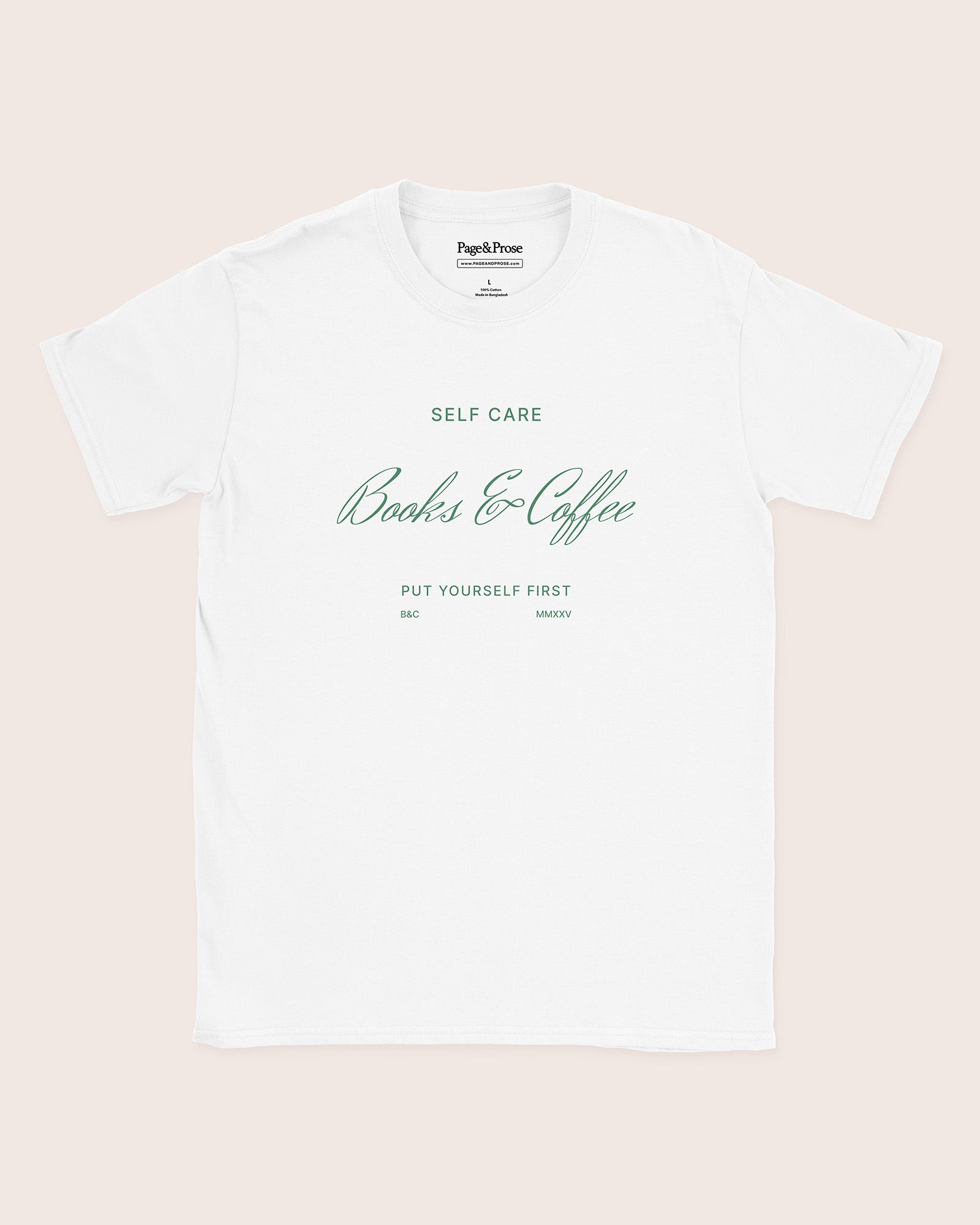 Self Care Books & Coffee T‑Shirt
