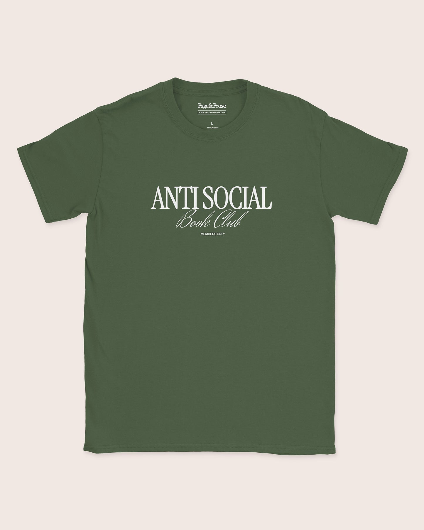 Anti Social Book Club T‑Shirt