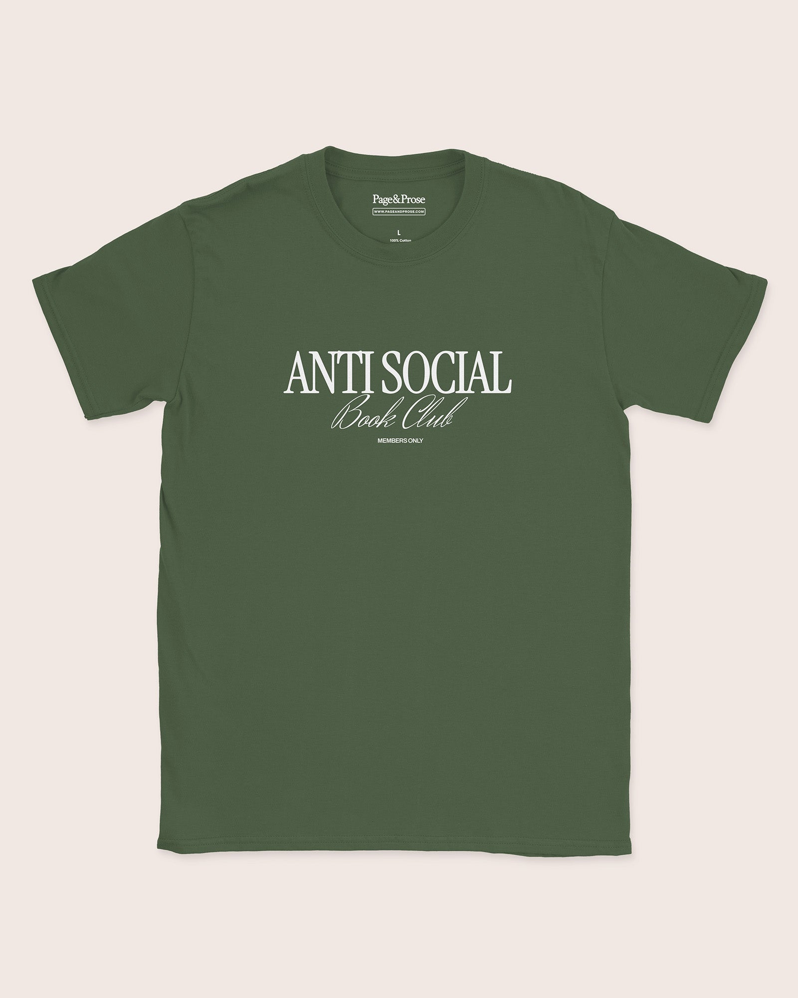 Anti Social Book Club T‑Shirt