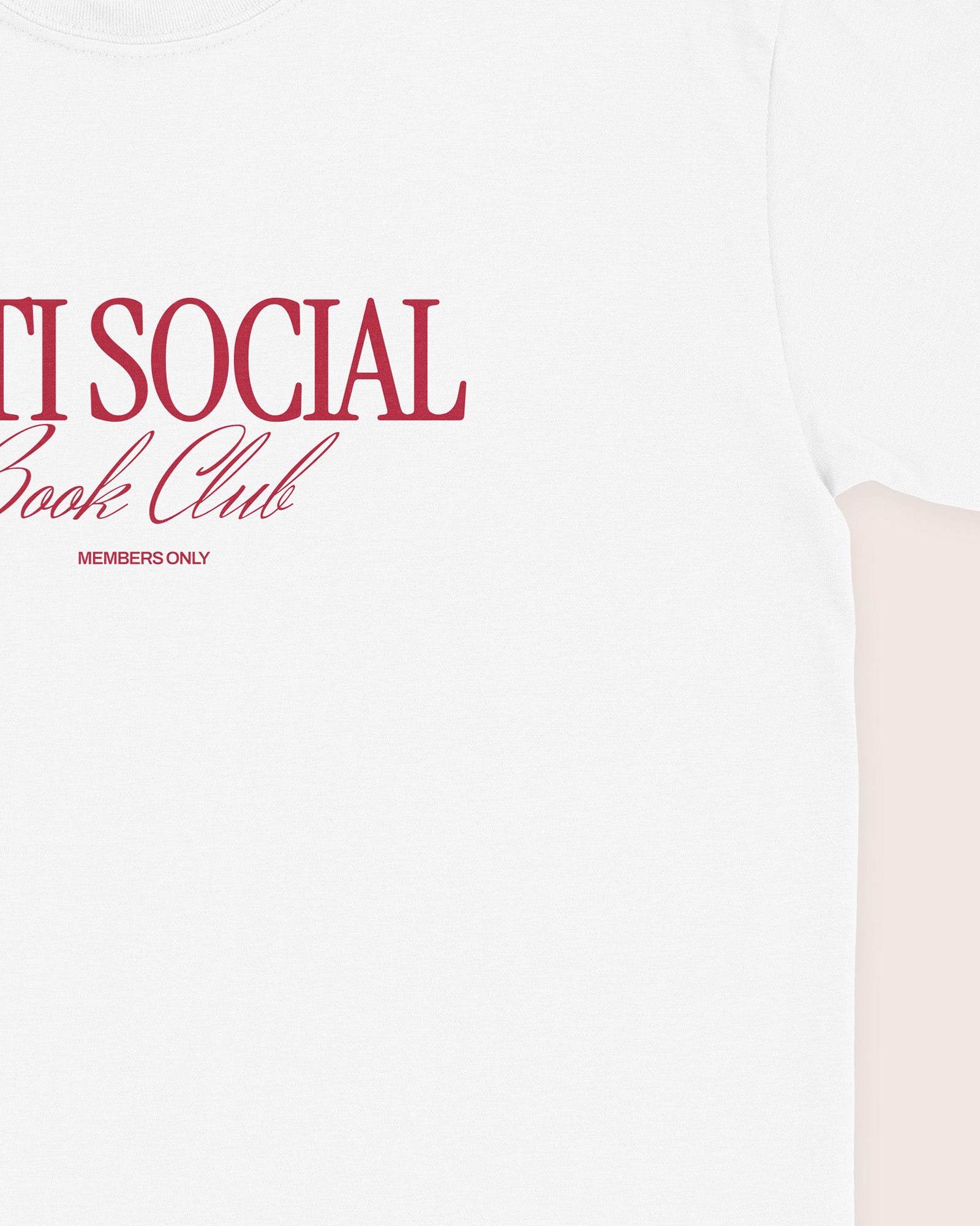 Anti Social Book Club T‑Shirt