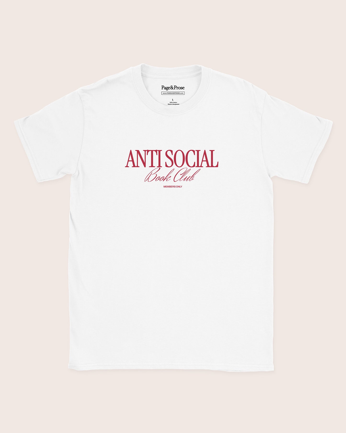 Anti Social Book Club T‑Shirt