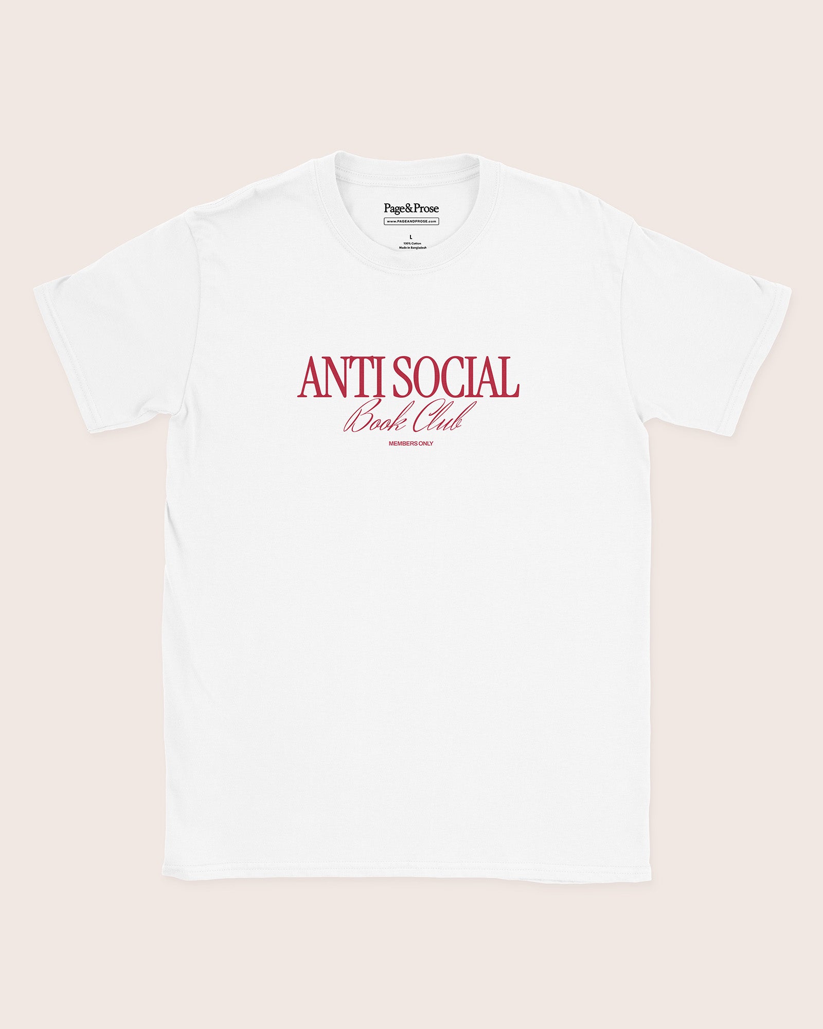 Anti Social Book Club T‑Shirt