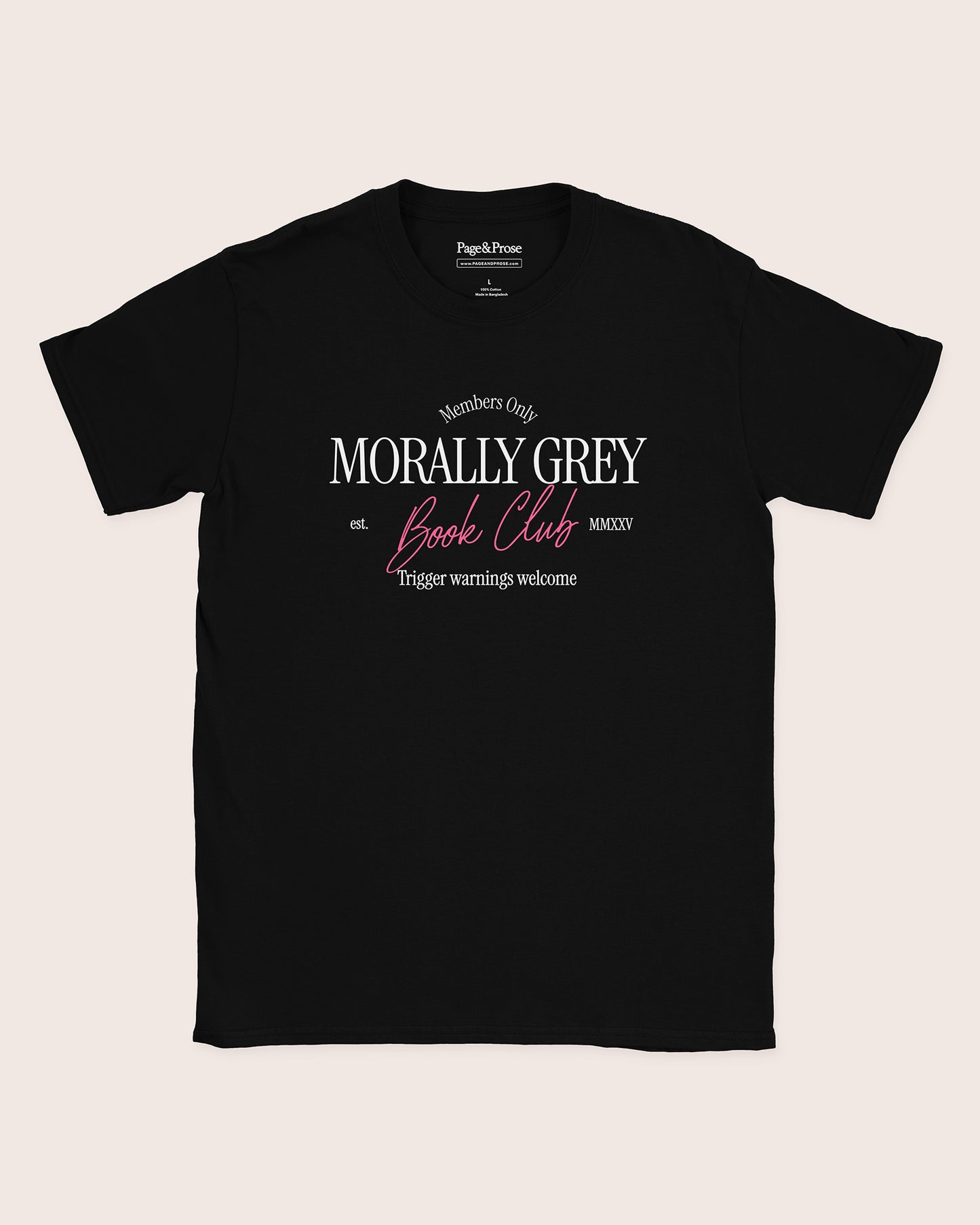 Morally Grey Book Club T‑Shirt