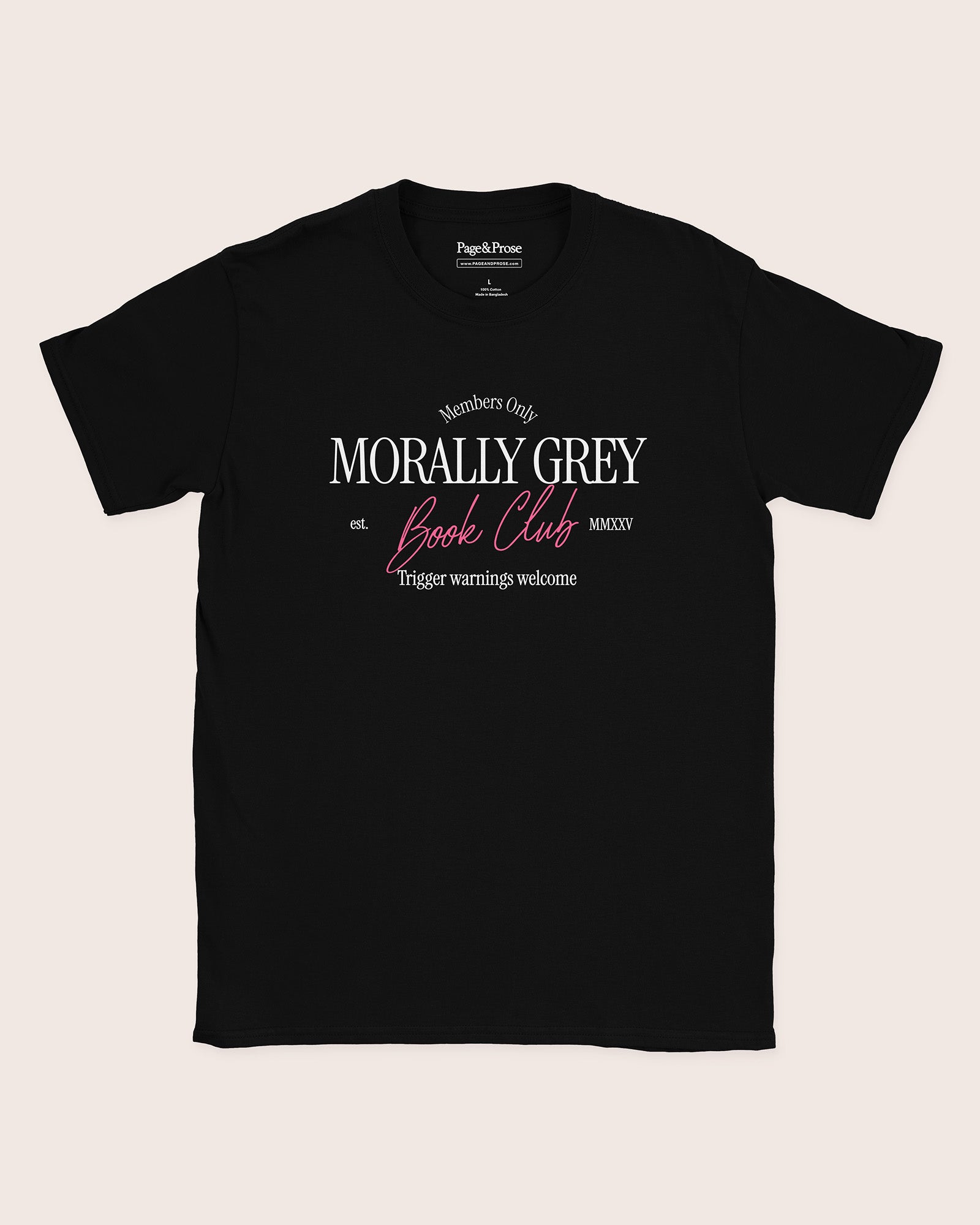 Morally Grey Book Club T‑Shirt
