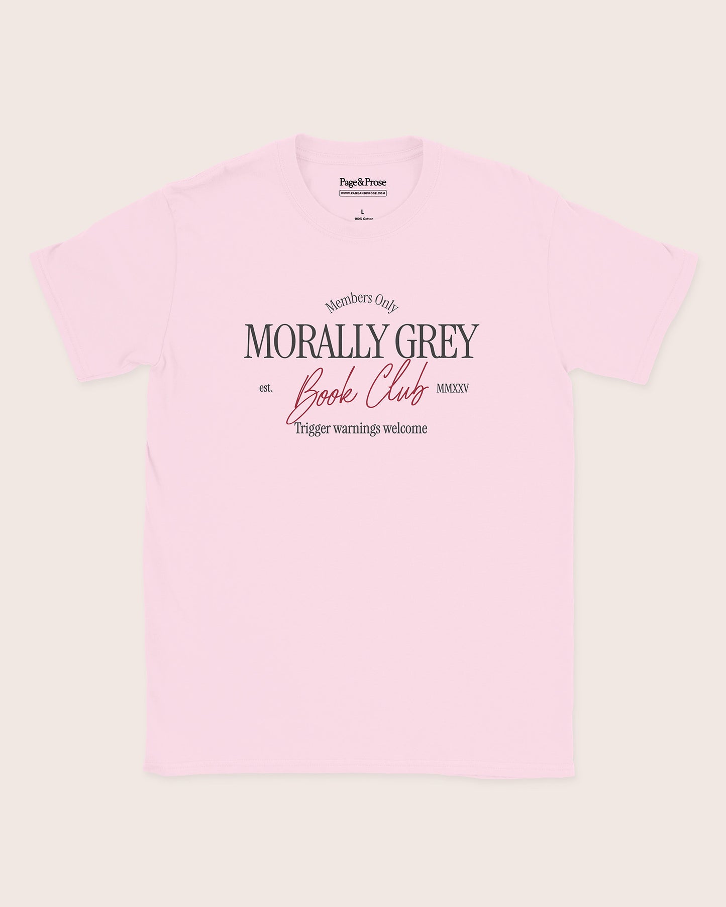Morally Grey Book Club T‑Shirt