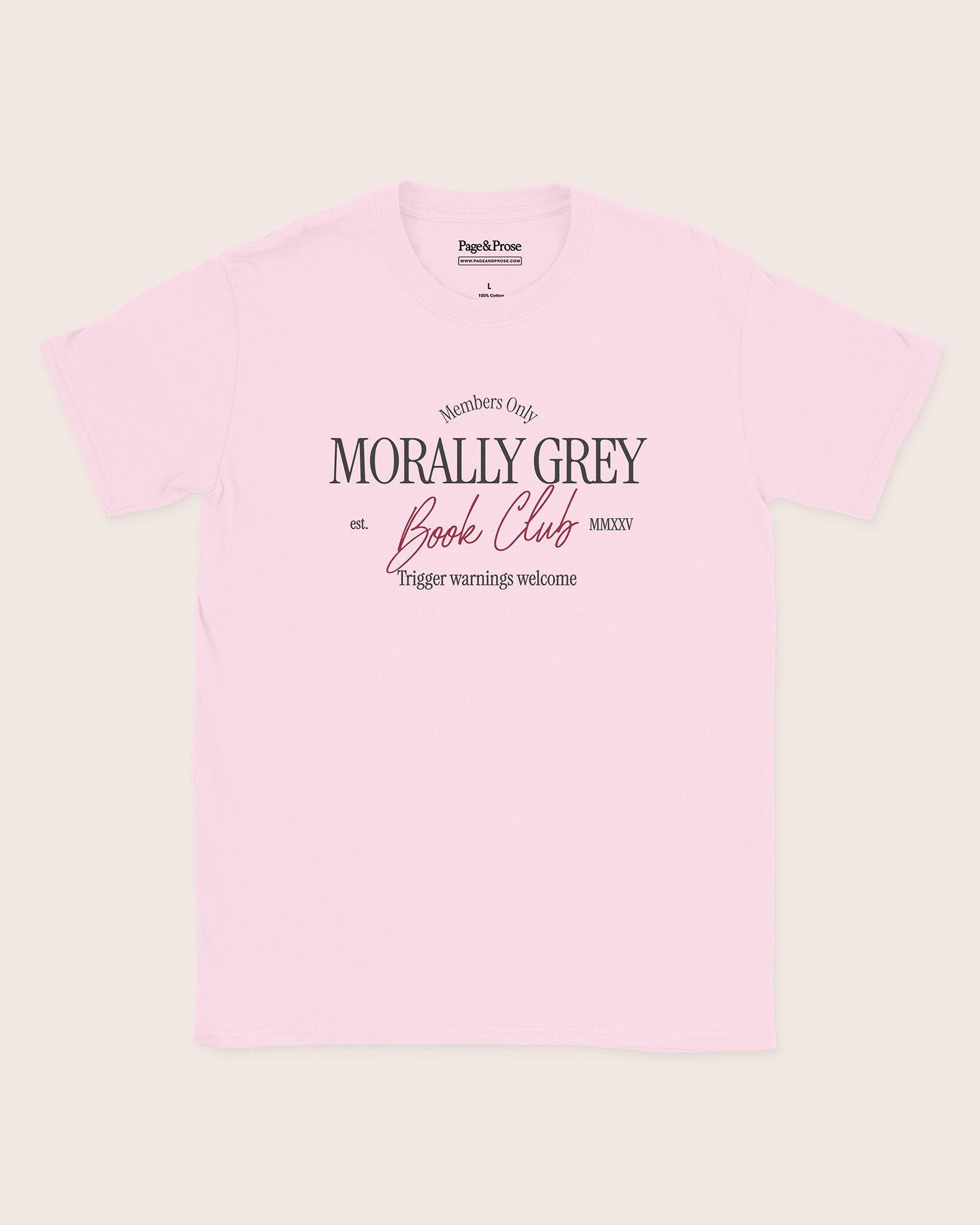 Morally Grey Book Club T‑Shirt