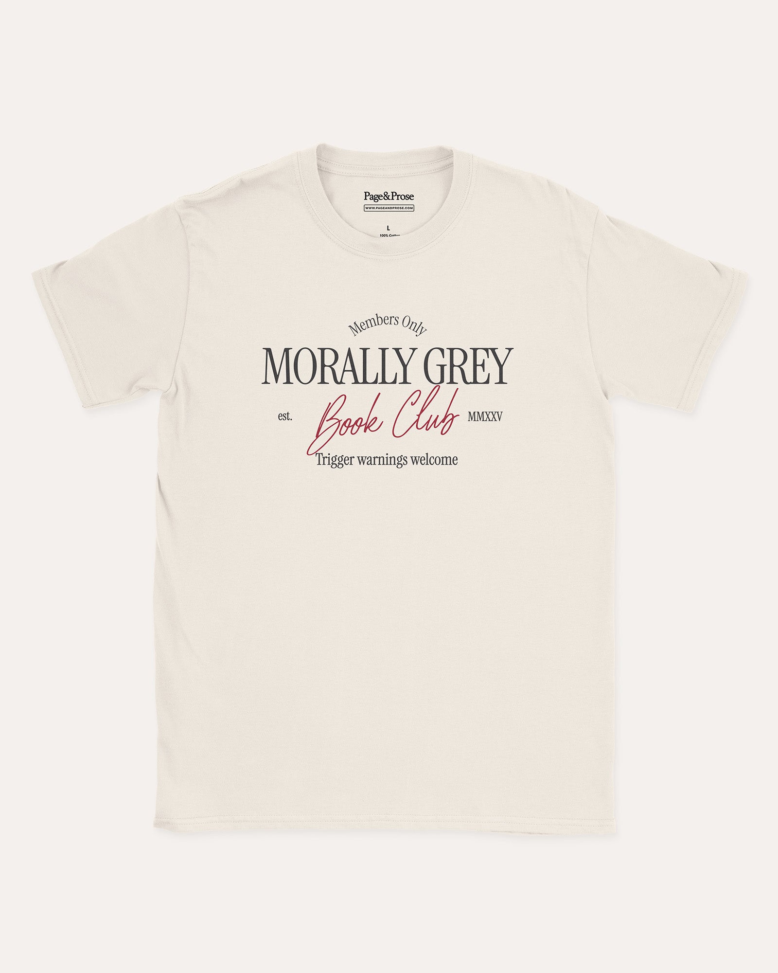 Morally Grey Book Club T‑Shirt