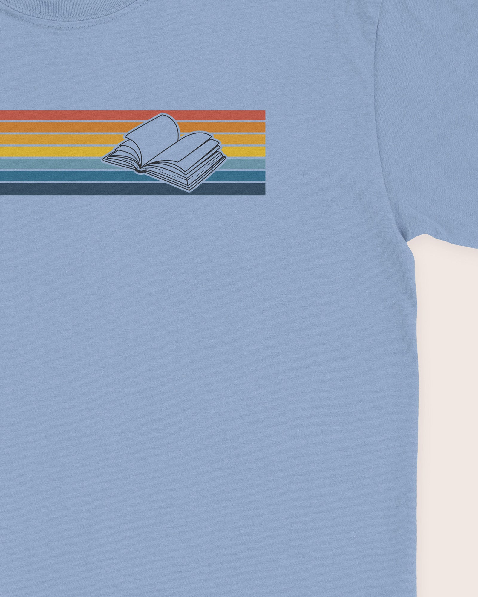 Sunset Stripe Book T‑Shirt