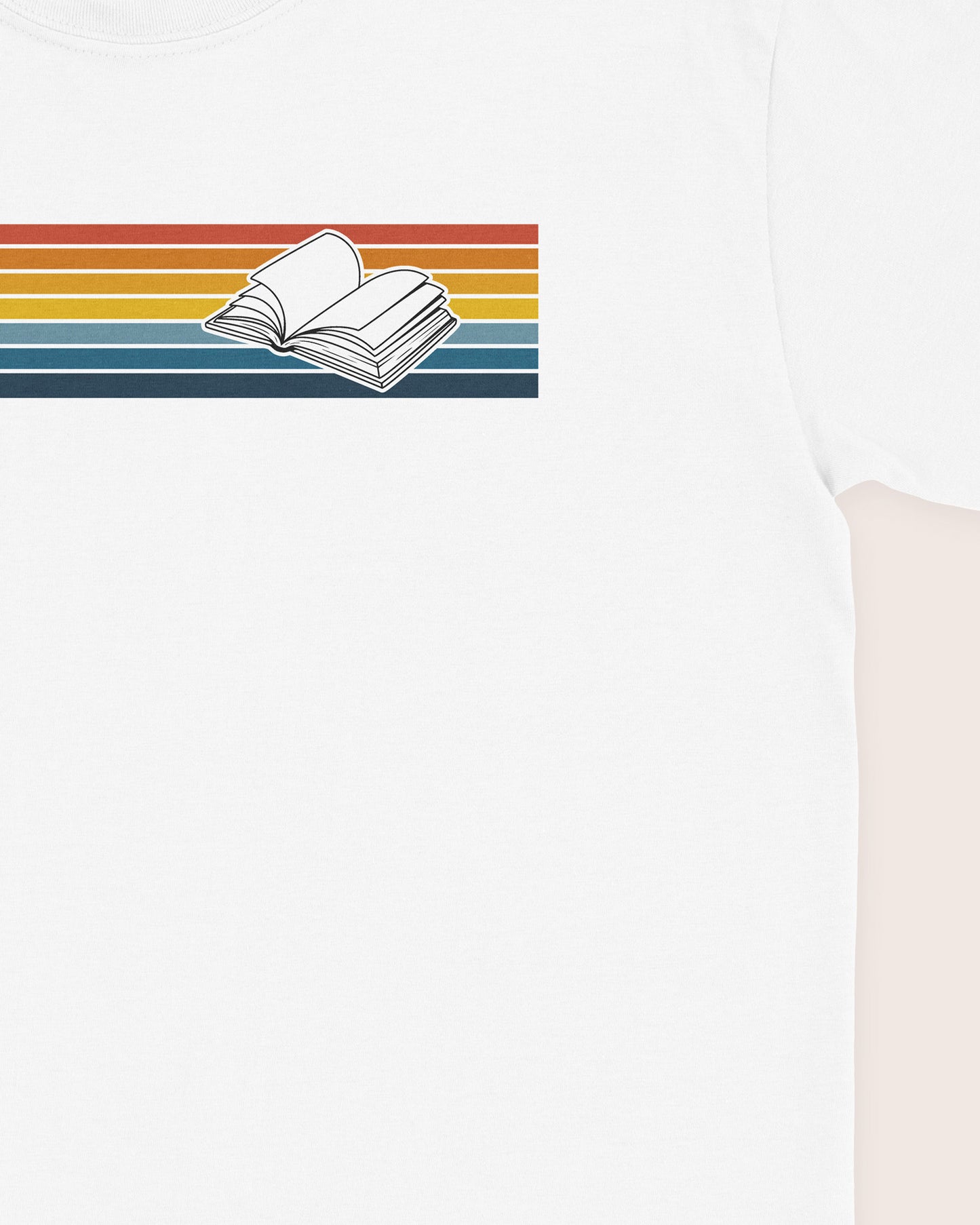 Sunset Stripe Book T‑Shirt