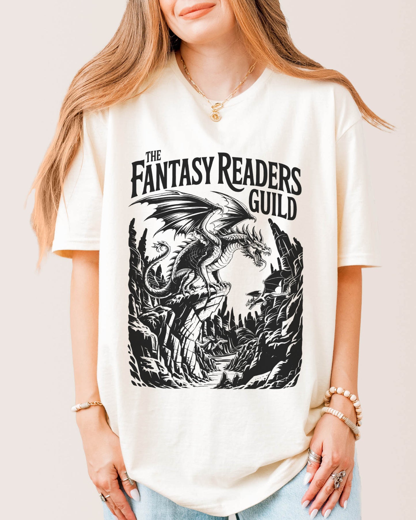 The Fantasy Readers Guild T‑Shirt Natural