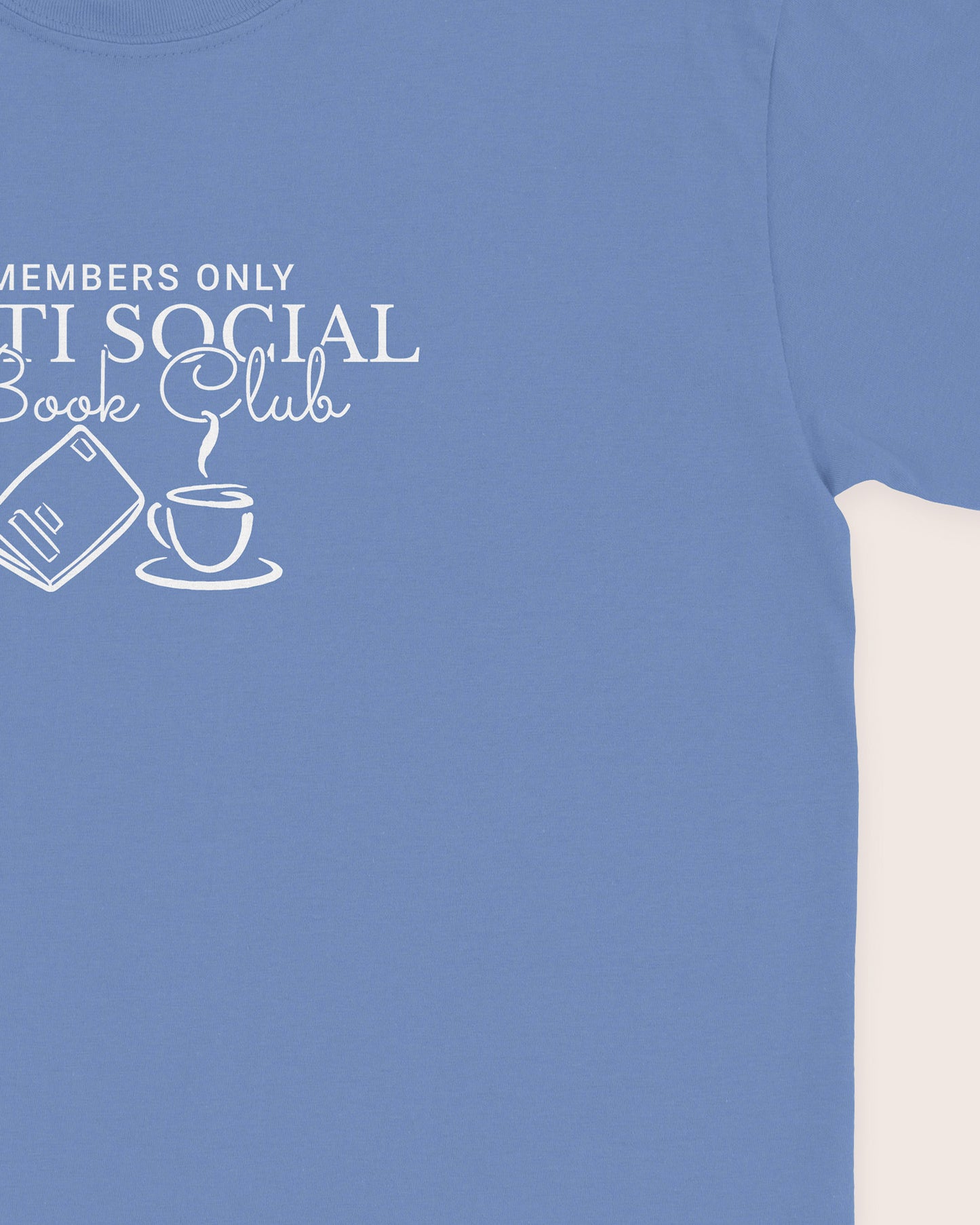 Members Only Anti Social Book Club T‑Shirt