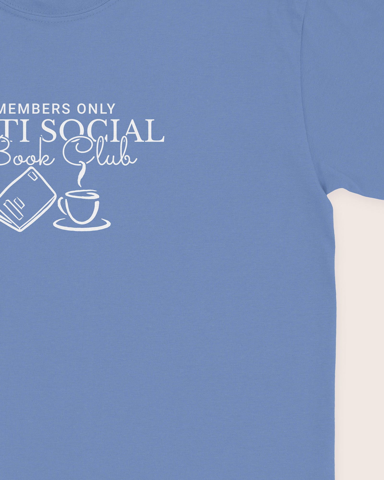 Members Only Anti Social Book Club T‑Shirt