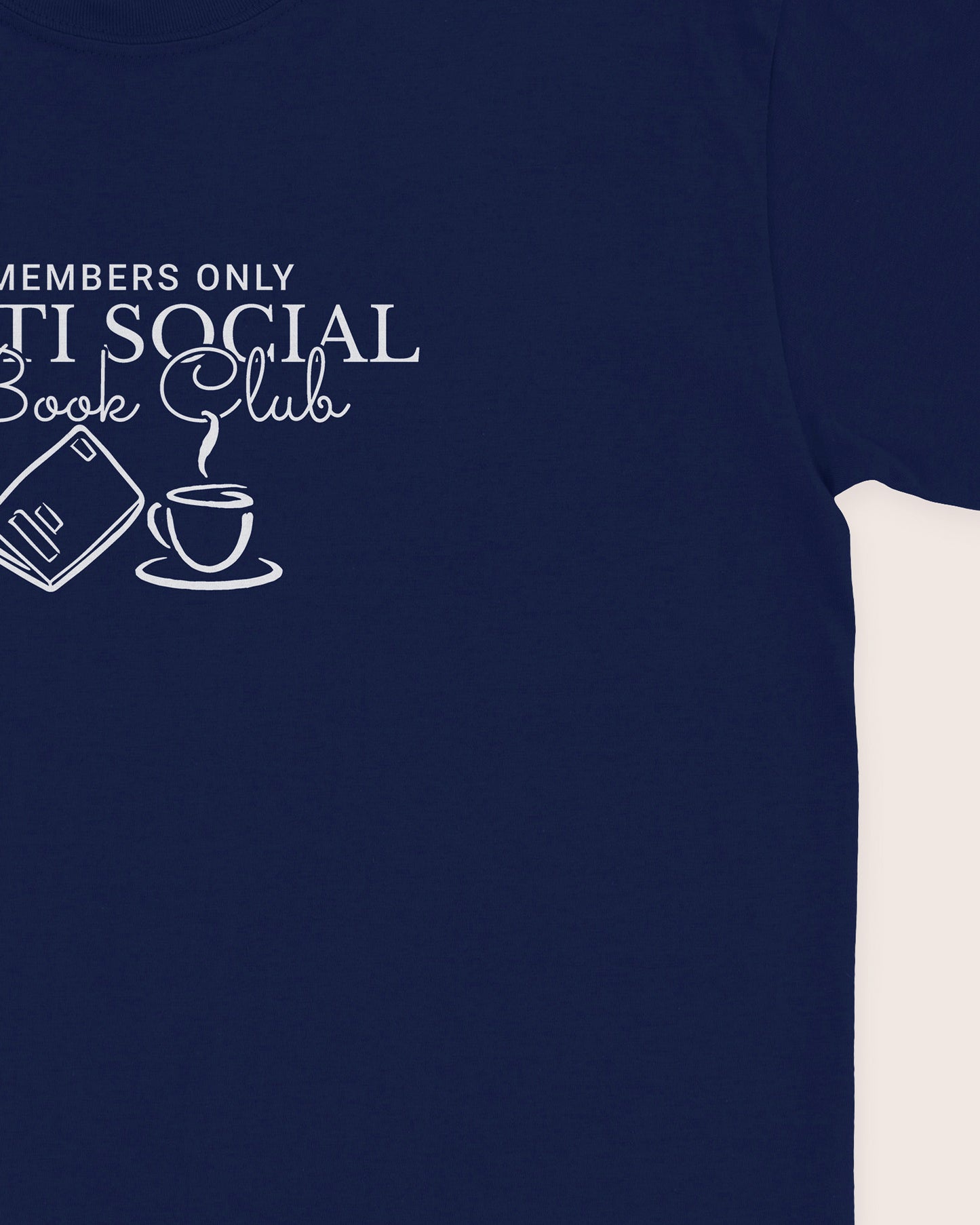 Members Only Anti Social Book Club T‑Shirt