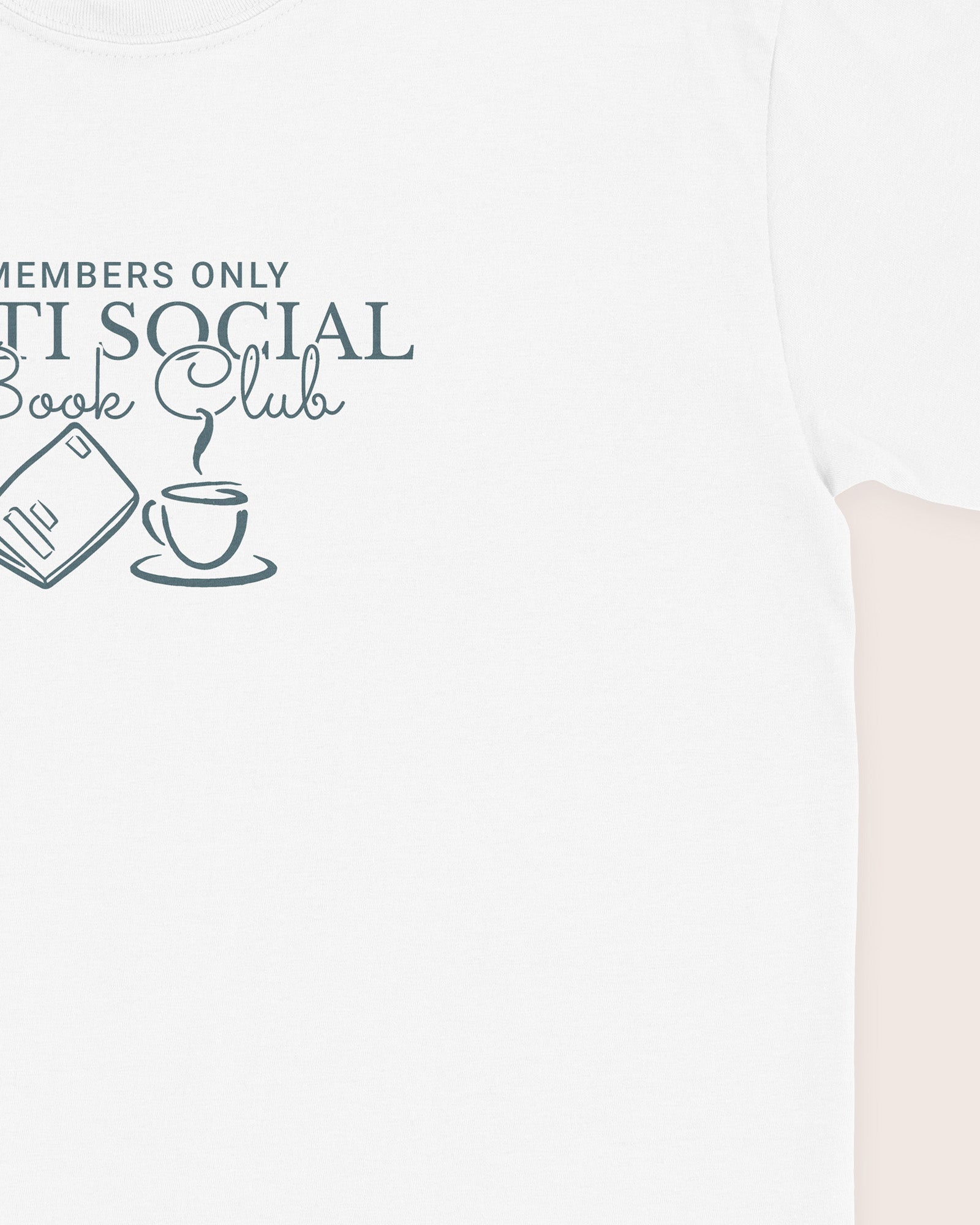 Members Only Anti Social Book Club T‑Shirt