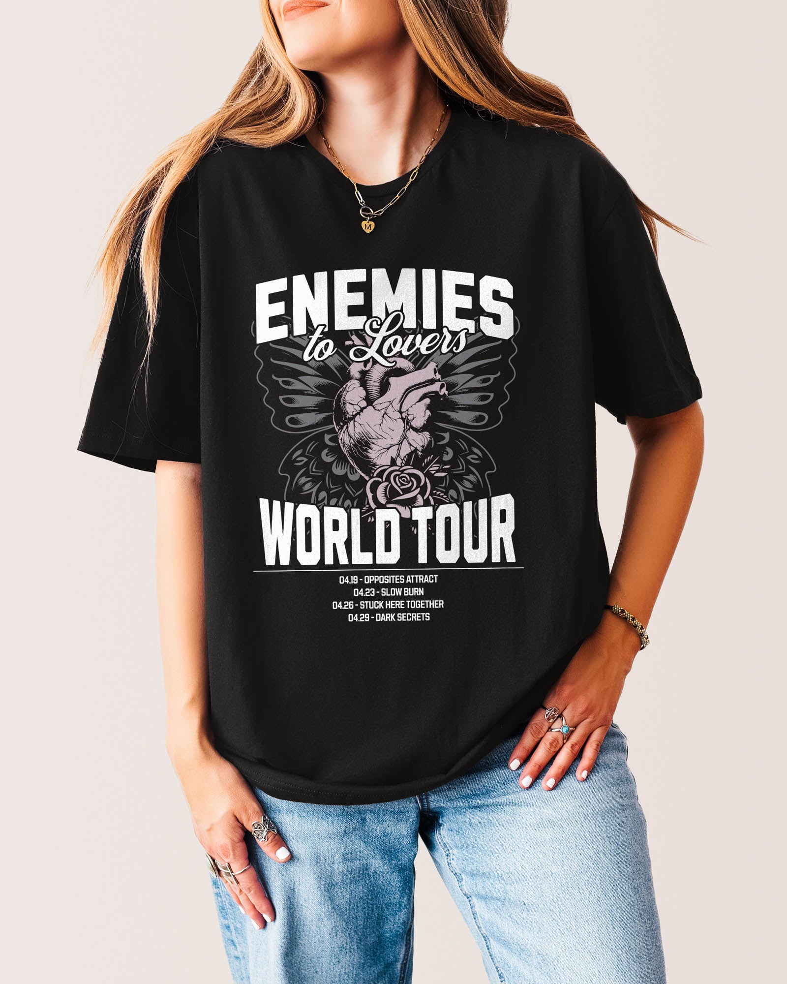 Enemies To Lovers World Tour T‑Shirt Black