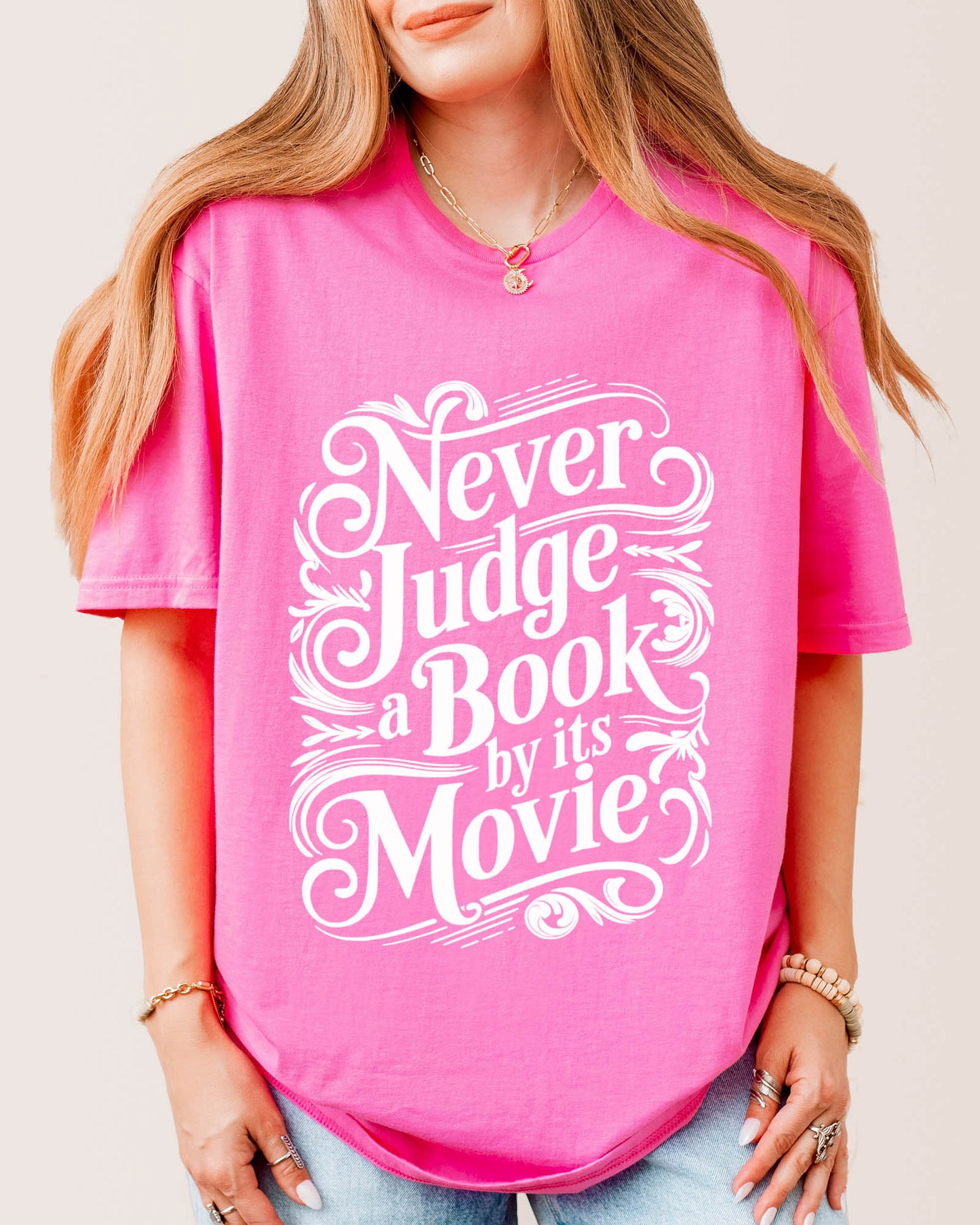 Never Judge A Book By Its Movie T‑Shirt Azalea