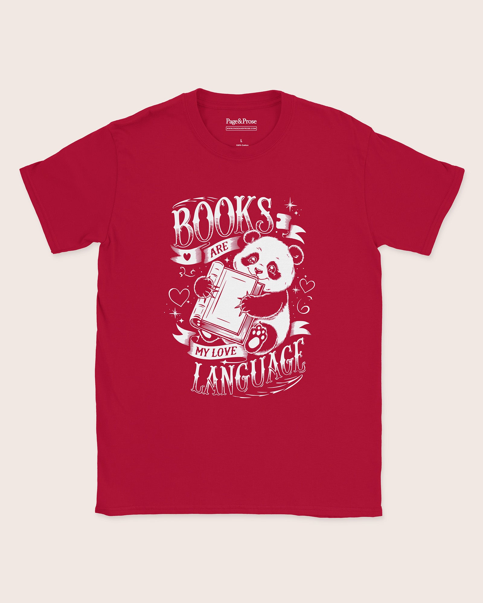 Books Are My Love Language T‑Shirt
