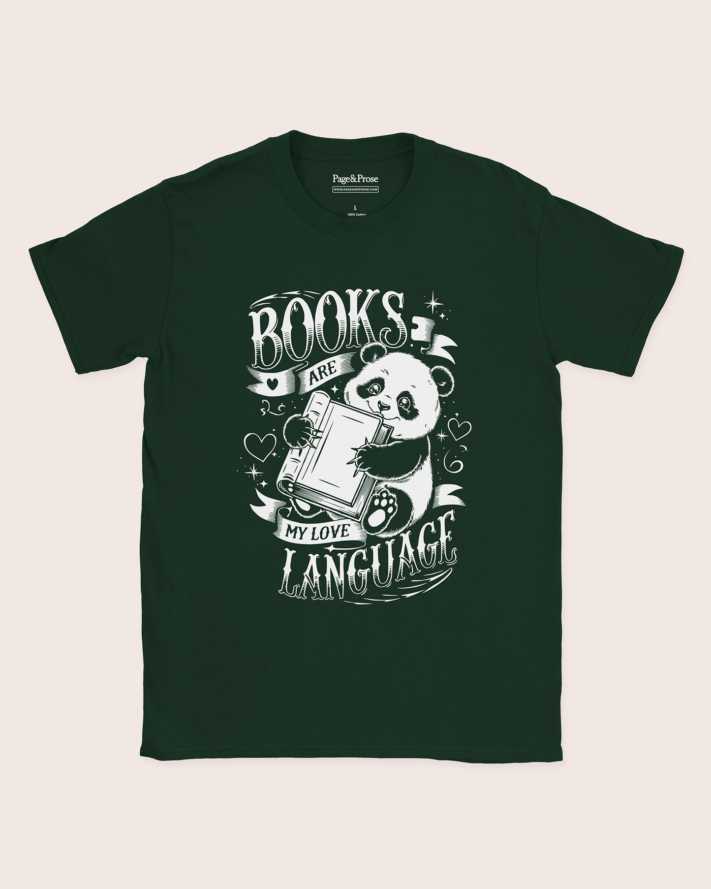 Books Are My Love Language T‑Shirt